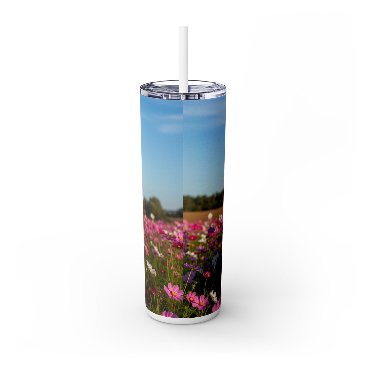 Spanish Mastiff Skinny Tumbler with Straw, 20oz