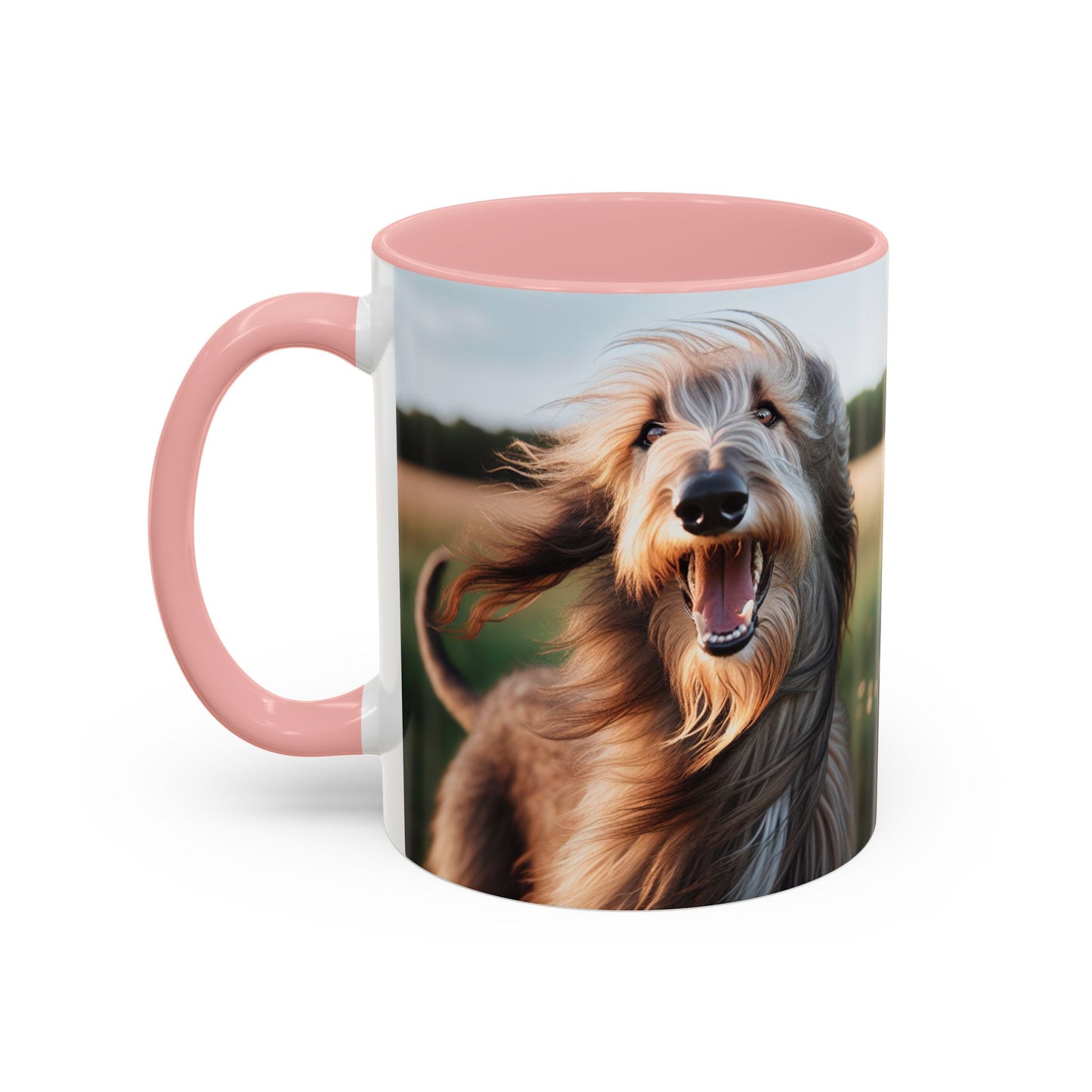 Scottish Deerhound Accent Coffee Mug - Perfect Gift for Dog Lovers