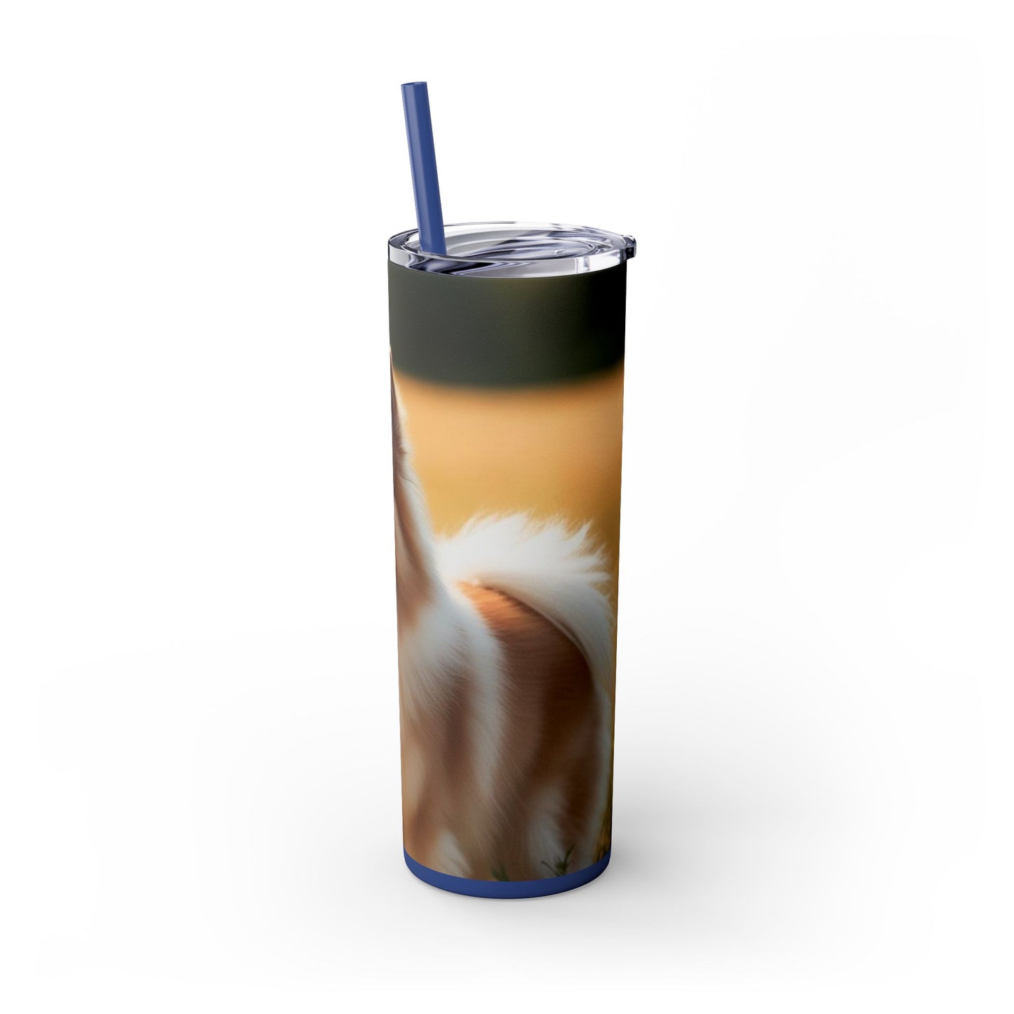 Keeshond Tumbler with Straw, 20oz