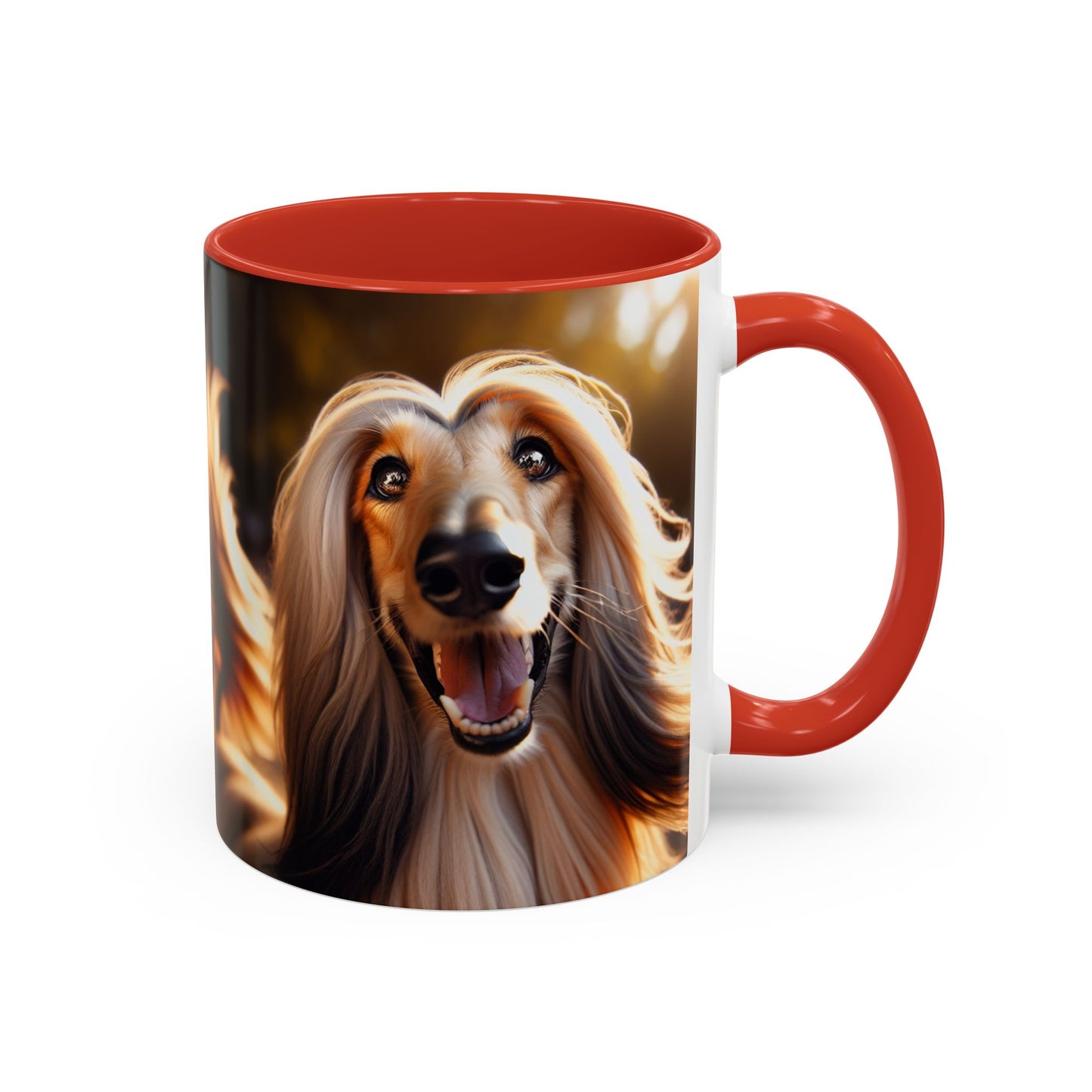 Afghan Hound Accent Coffee Mug - Perfect Gift for Dog Lovers
