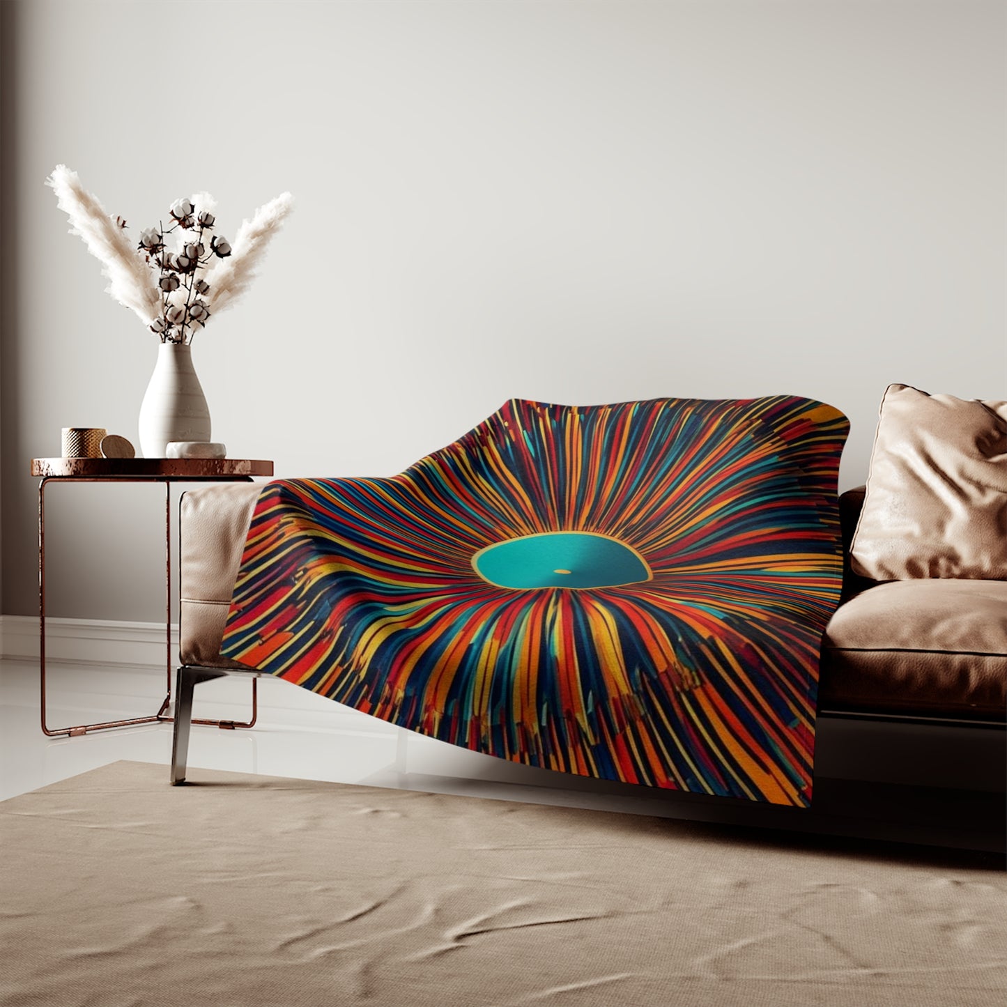 Optical Illusion Sweatshirt Blanket