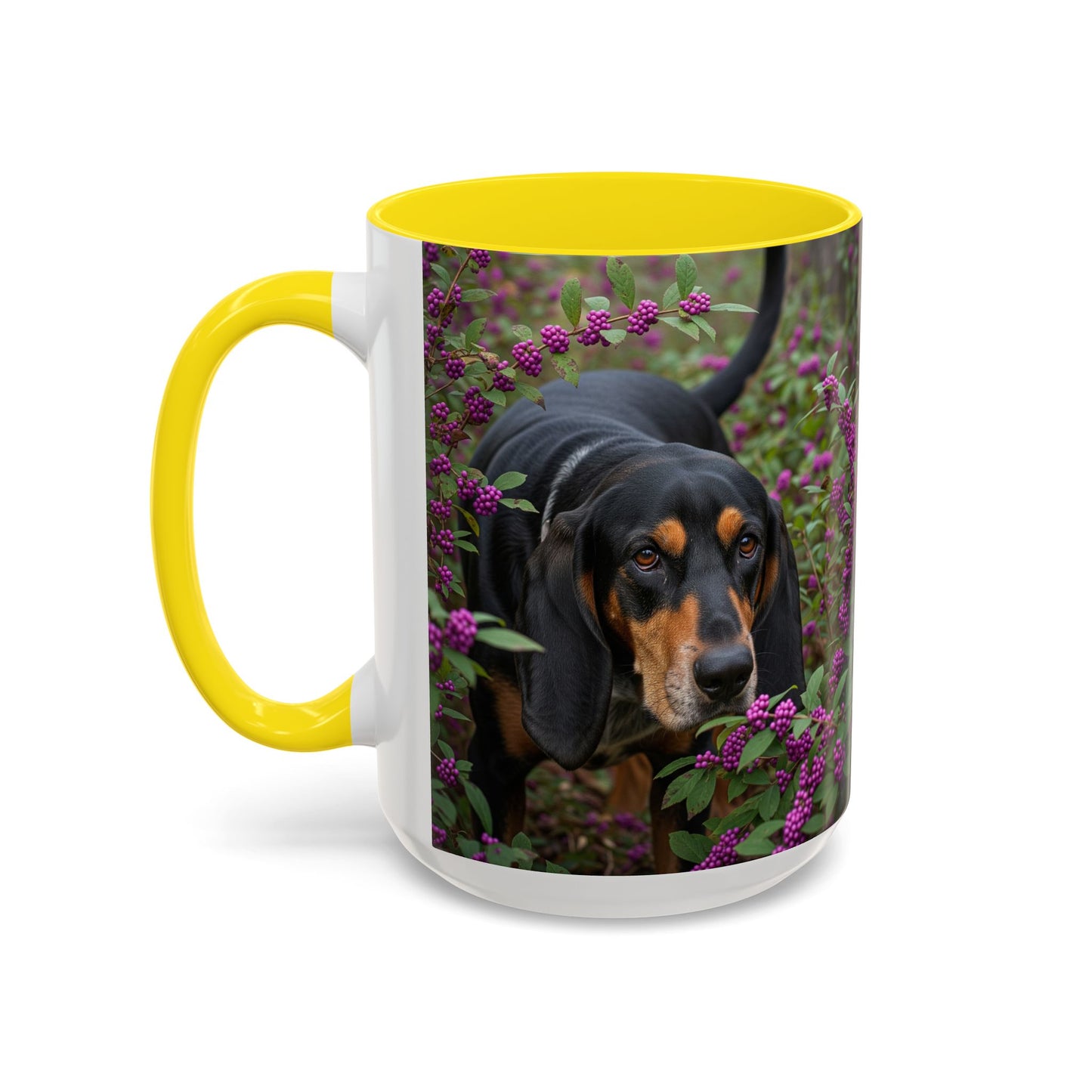 Black and Tan Coonhound Accent Coffee Mug - Perfect Gift for Dog Lovers