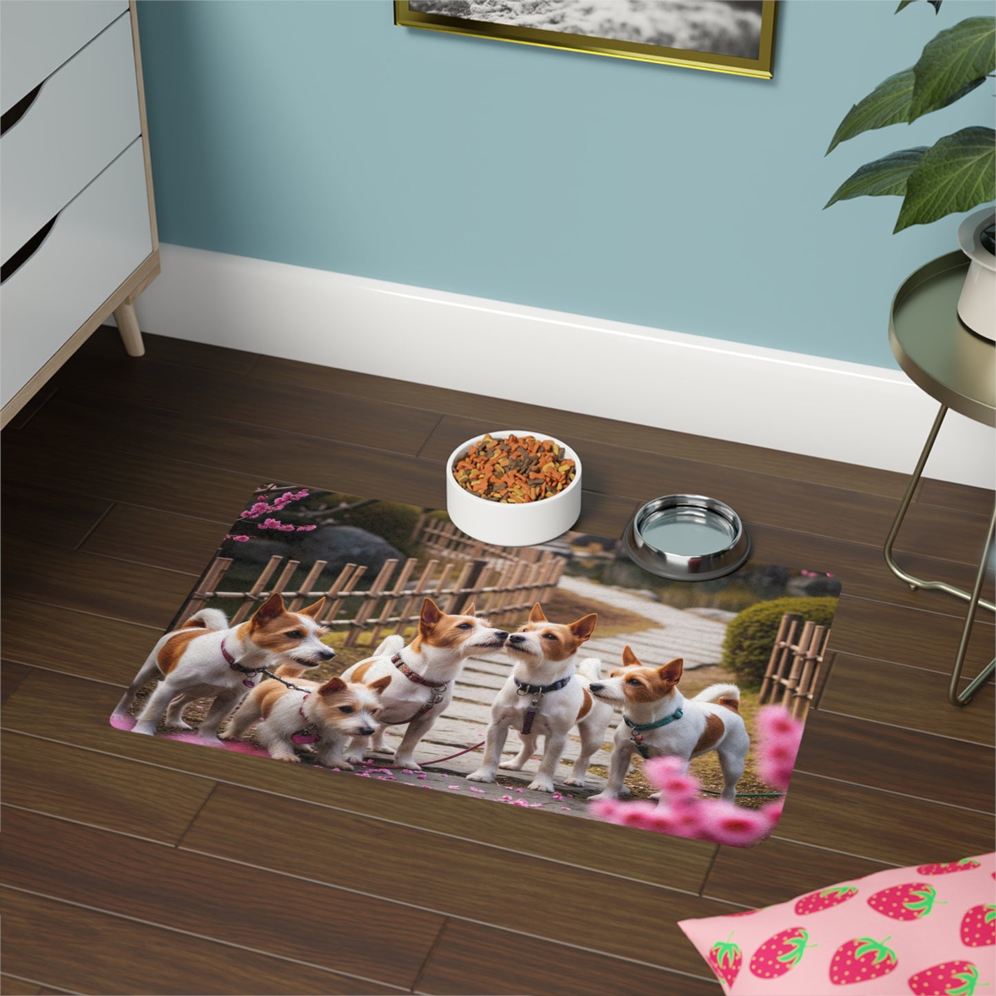 Pet Food Mat (12x18) - Japanese Terrier