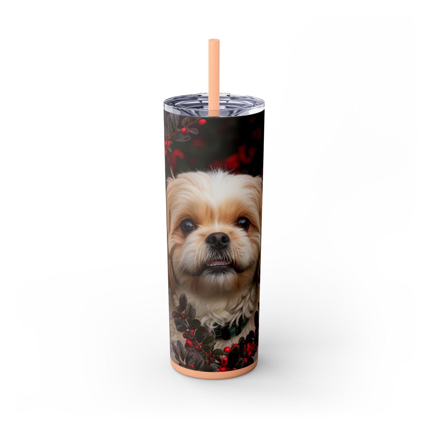 Pekapoo Tumbler with Straw, 20oz