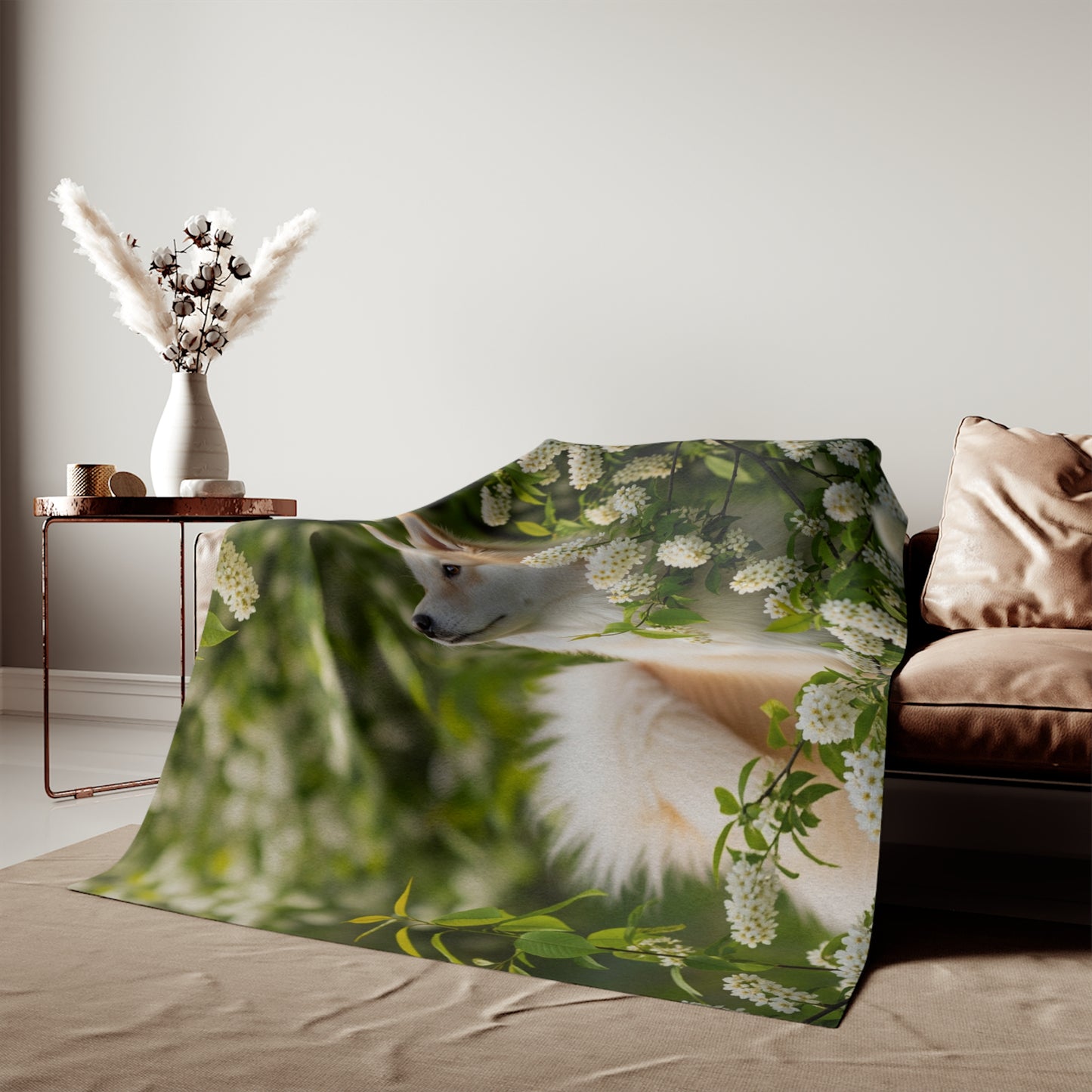 Finnish Spitz Sweatshirt Blanket