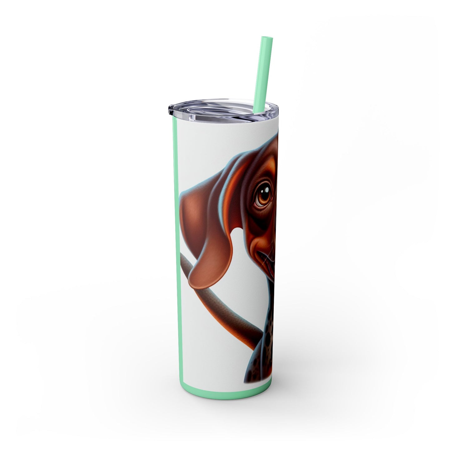 Braque du Bourbonnais Tumbler with Straw, 20oz