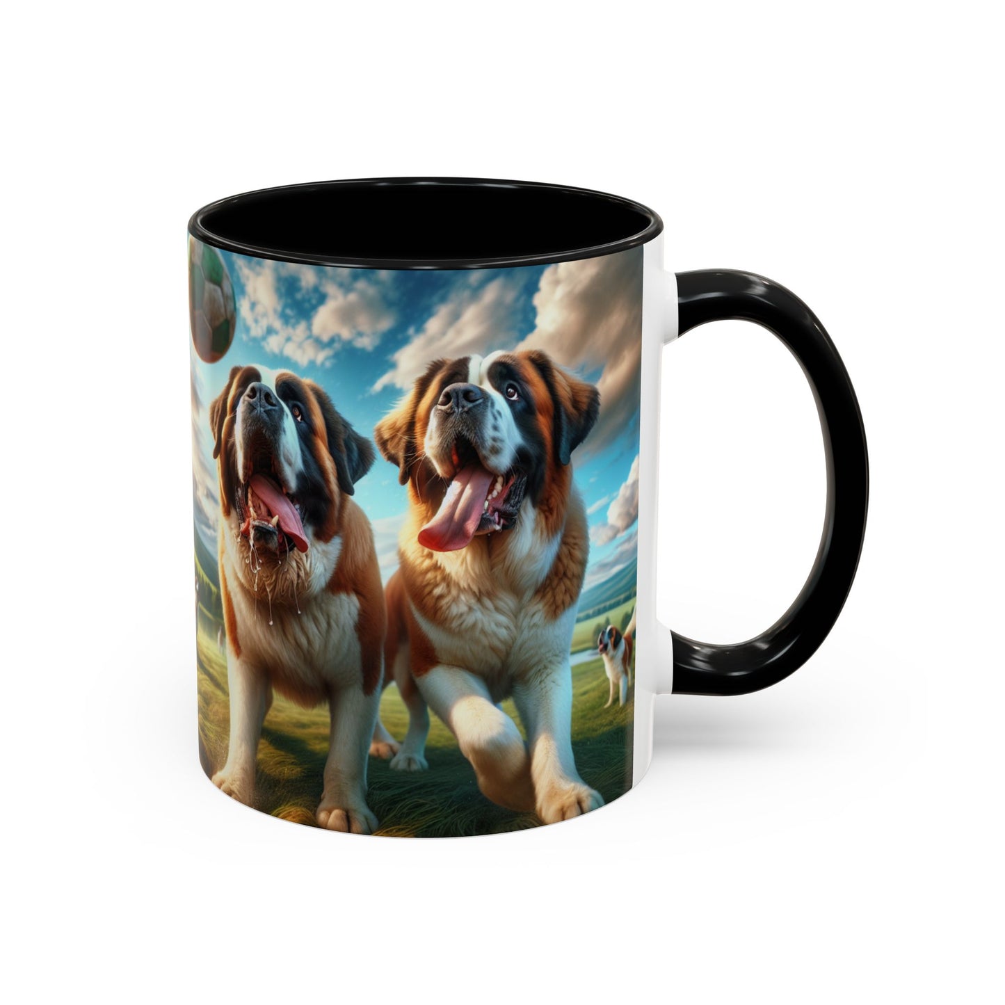Saint Bernard Accent Coffee Mug - Perfect Gift for Dog Lovers