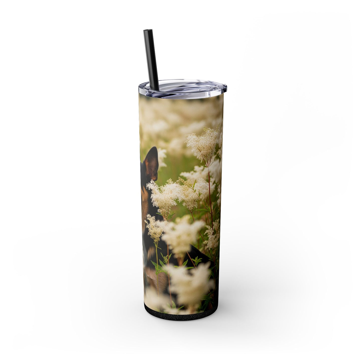 Lancashire Heeler Tumbler with Straw, 20oz