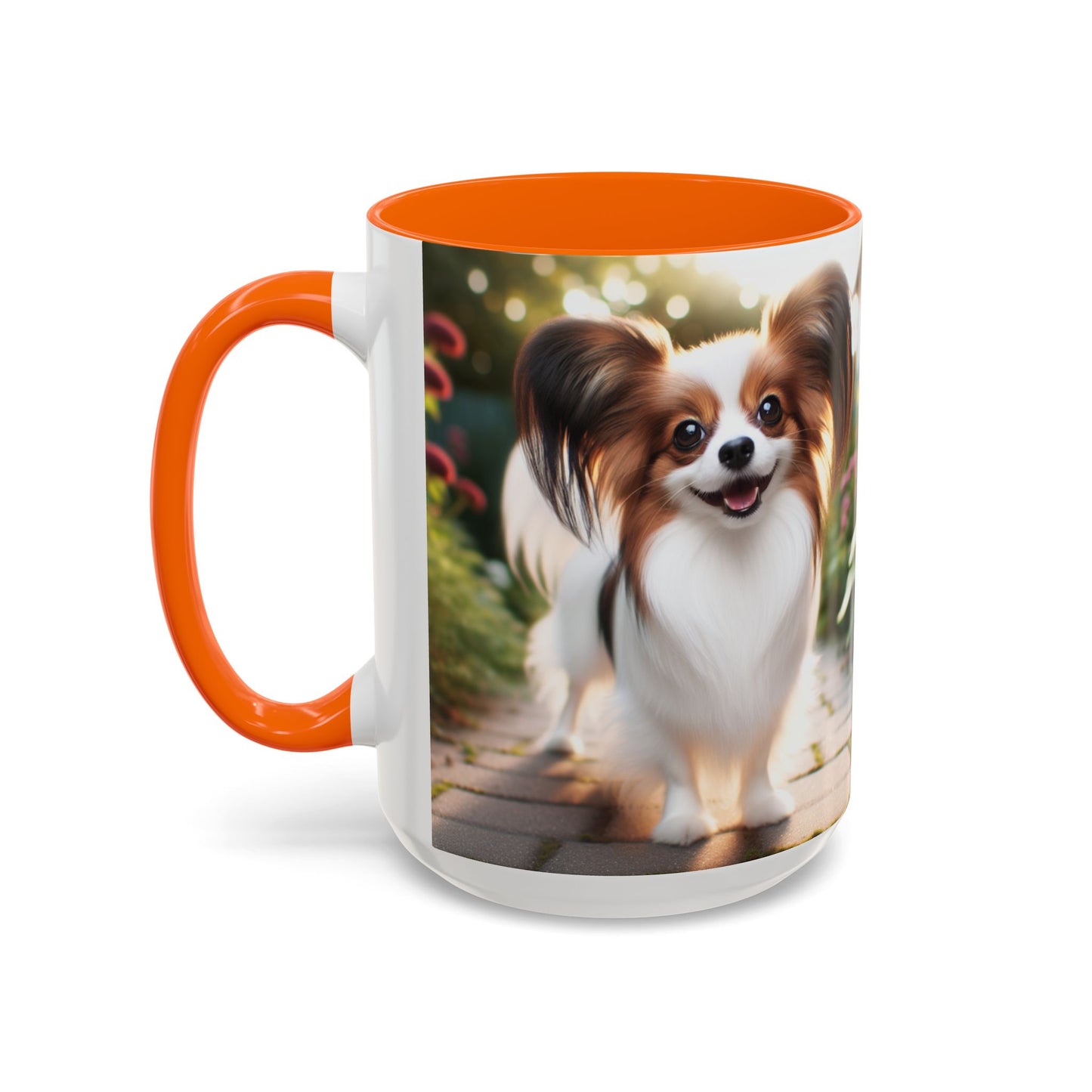 Papillon Accent Coffee Mug - Perfect Gift for Dog Lovers