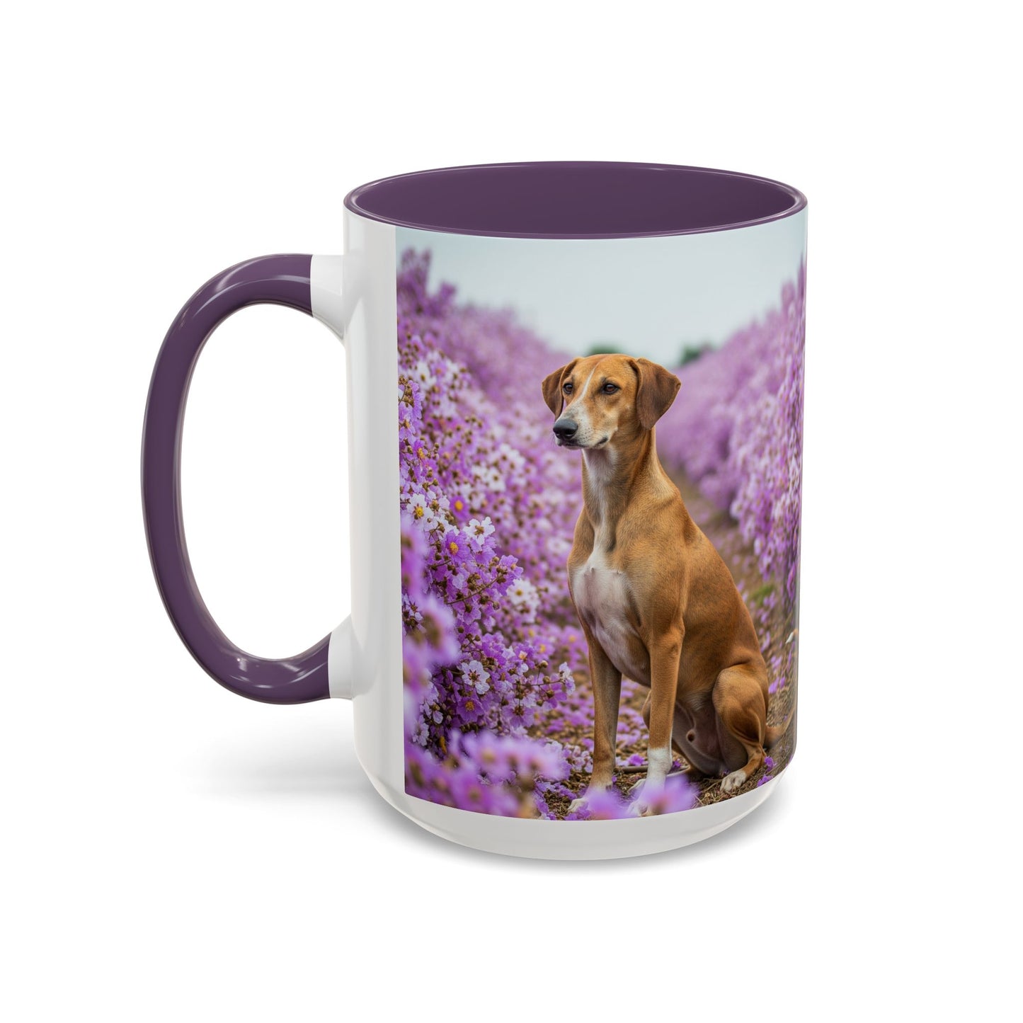 Banjara Hound Accent Coffee Mug - Perfect Gift for Dog Lovers