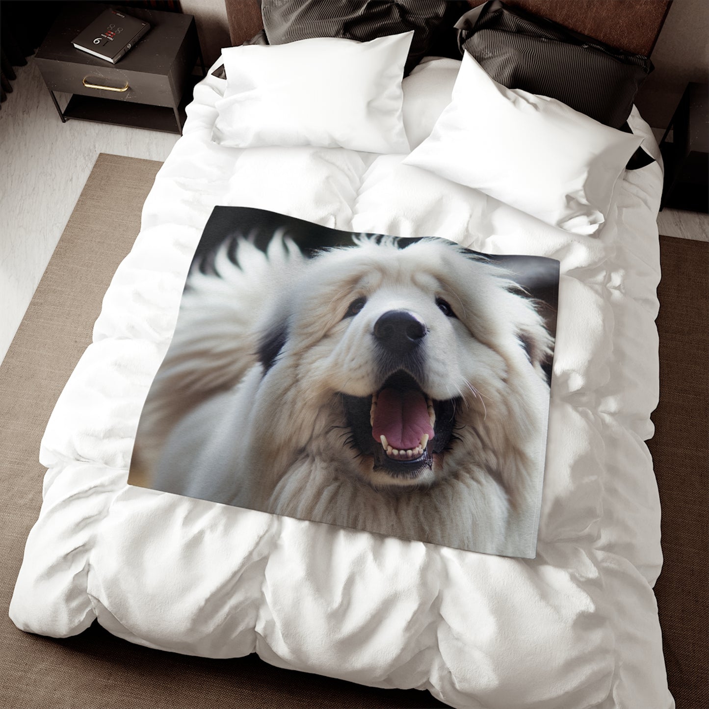 Tatra Shepherd Dog Sweatshirt Blanket