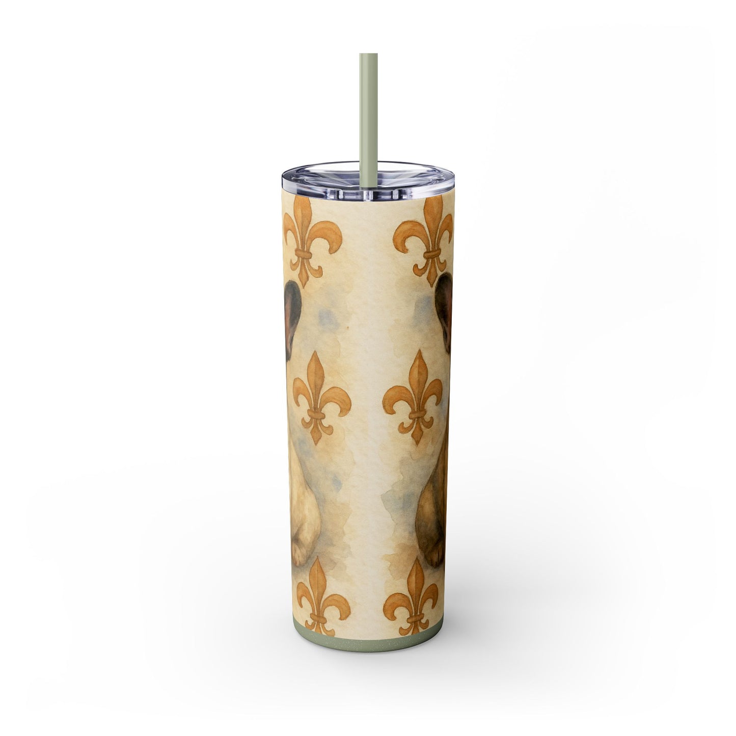 French Bulldog puppies Tumbler with Straw, 20oz