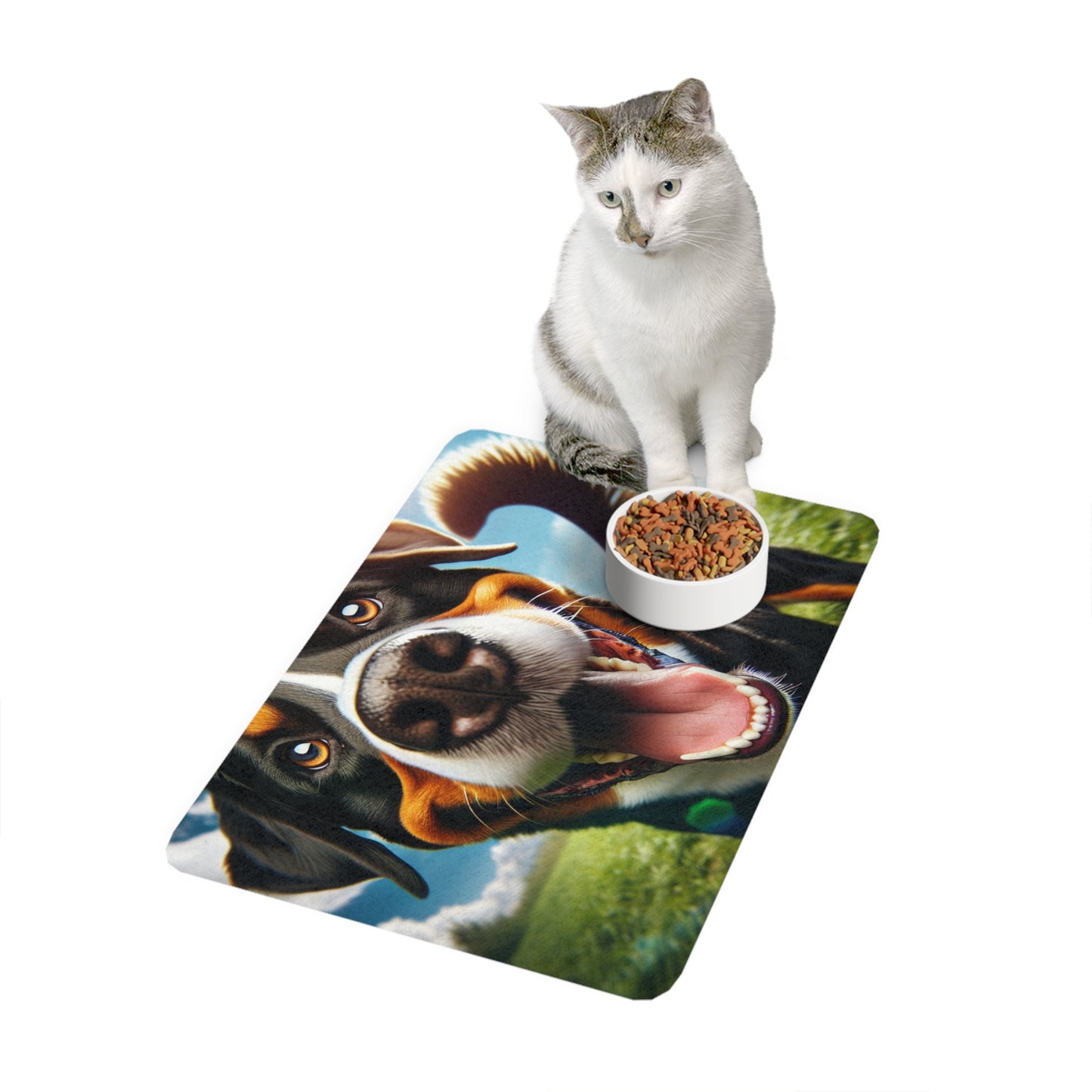 Pet Food Mat (12x18) - Greater Swiss Mountain Dog