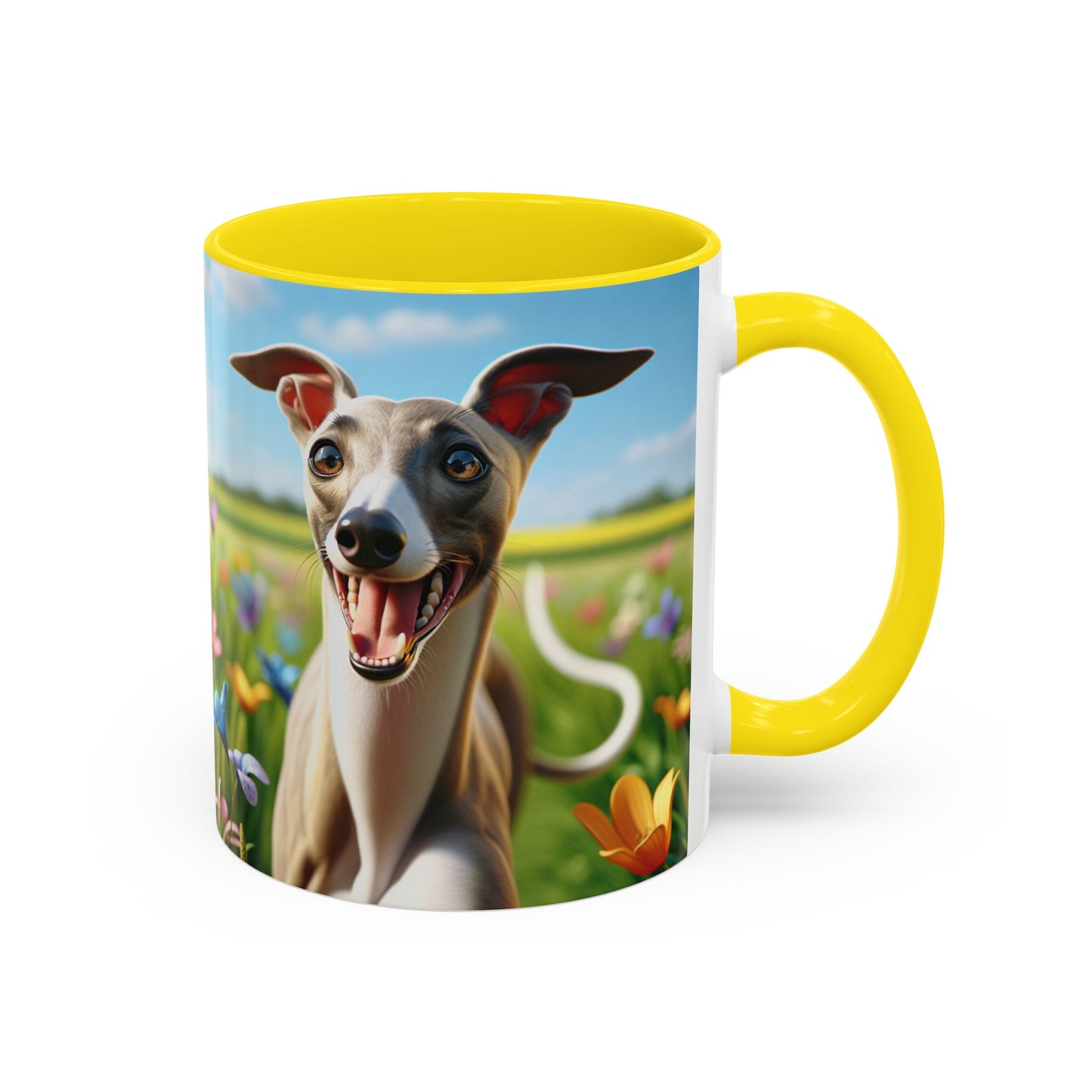 Whippet Accent Coffee Mug - Perfect Gift for Dog Lovers