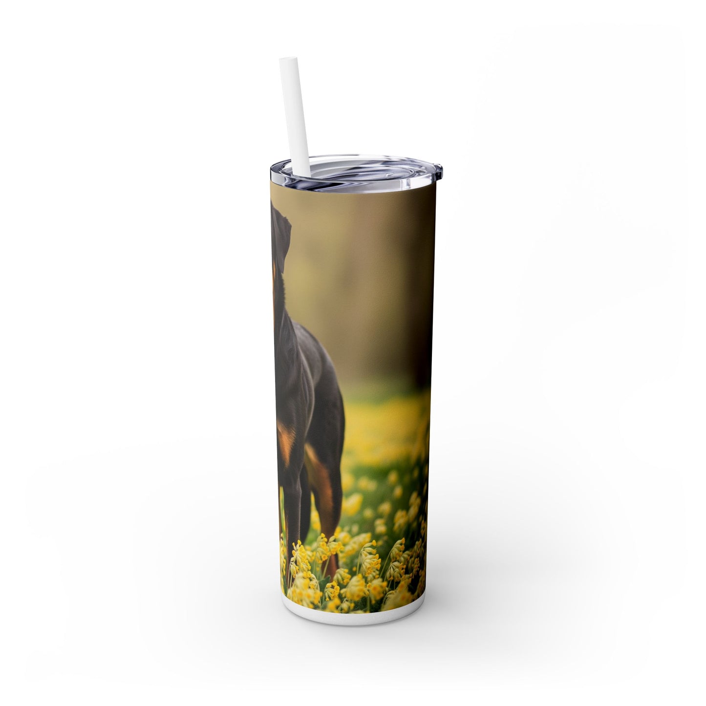 Beauceron Tumbler with Straw, 20oz