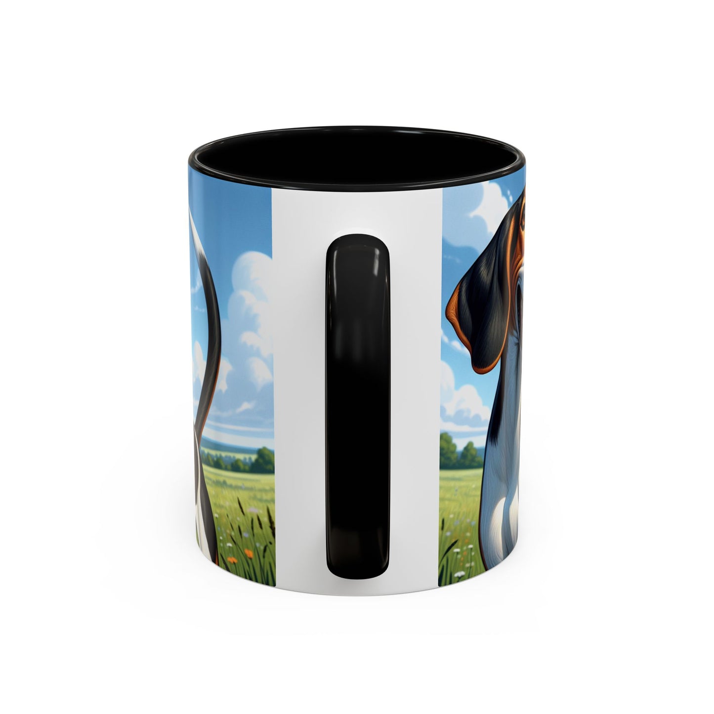 Treeing Walker Coonhound Accent Coffee Mug - Perfect Gift for Dog Lovers