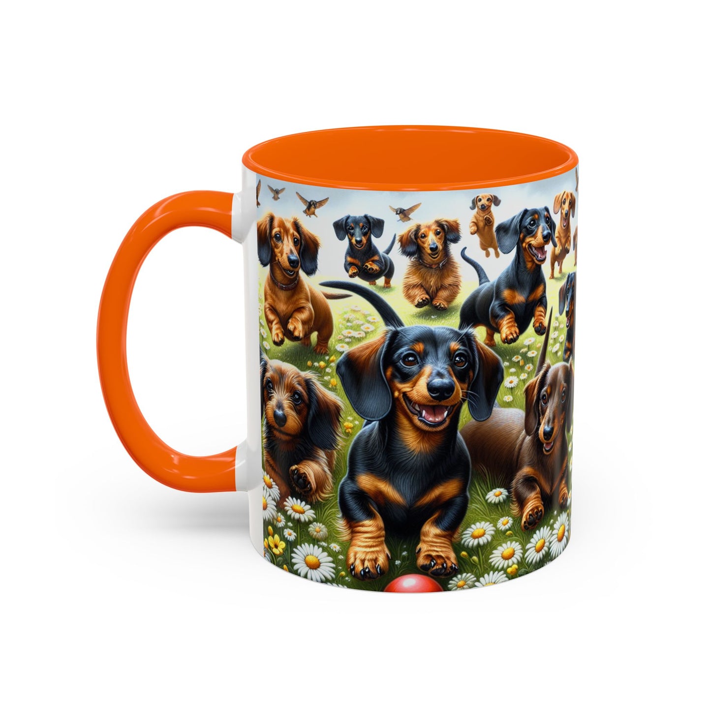 Dachshund Accent Coffee Mug - Perfect Gift for Dog Lovers