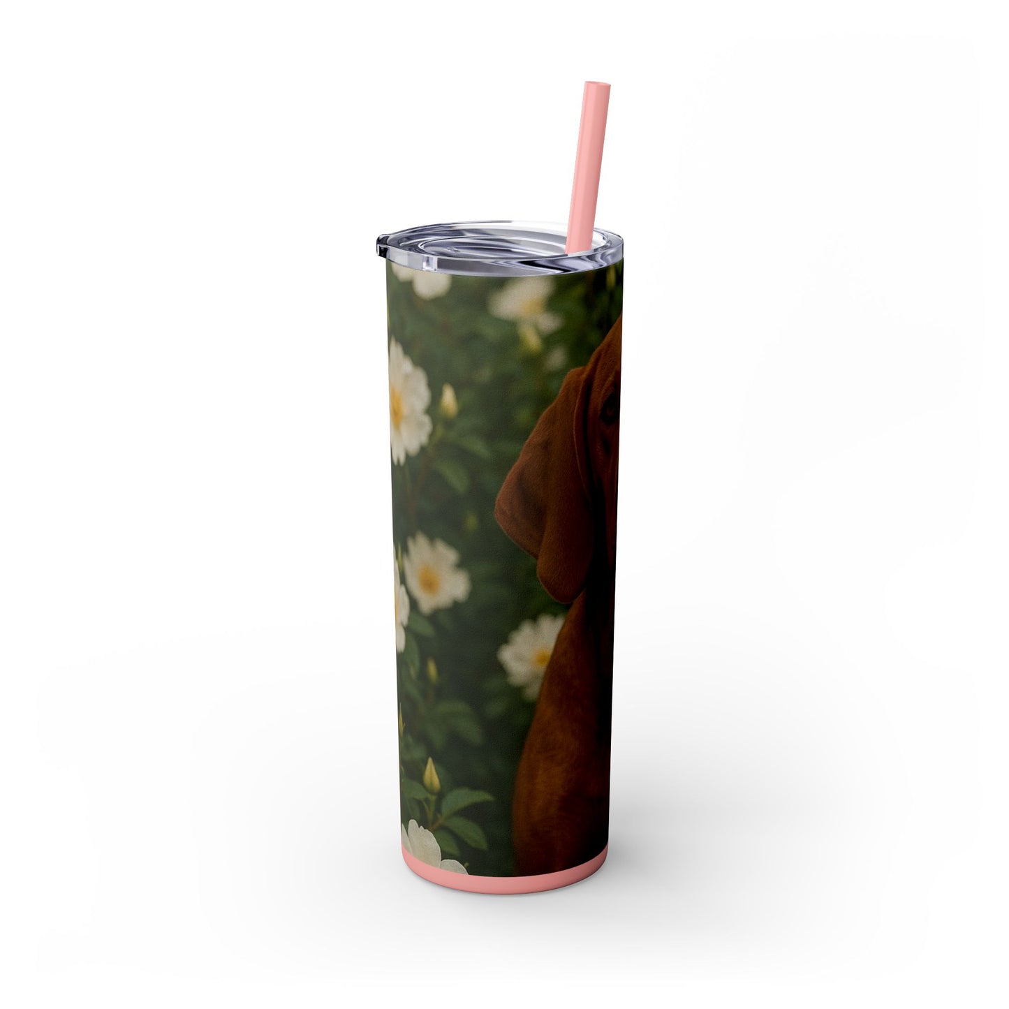 Redbone Coonhound Tumbler with Straw, 20oz