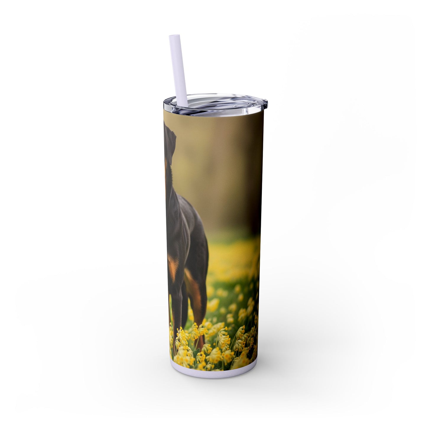 Beauceron Tumbler with Straw, 20oz