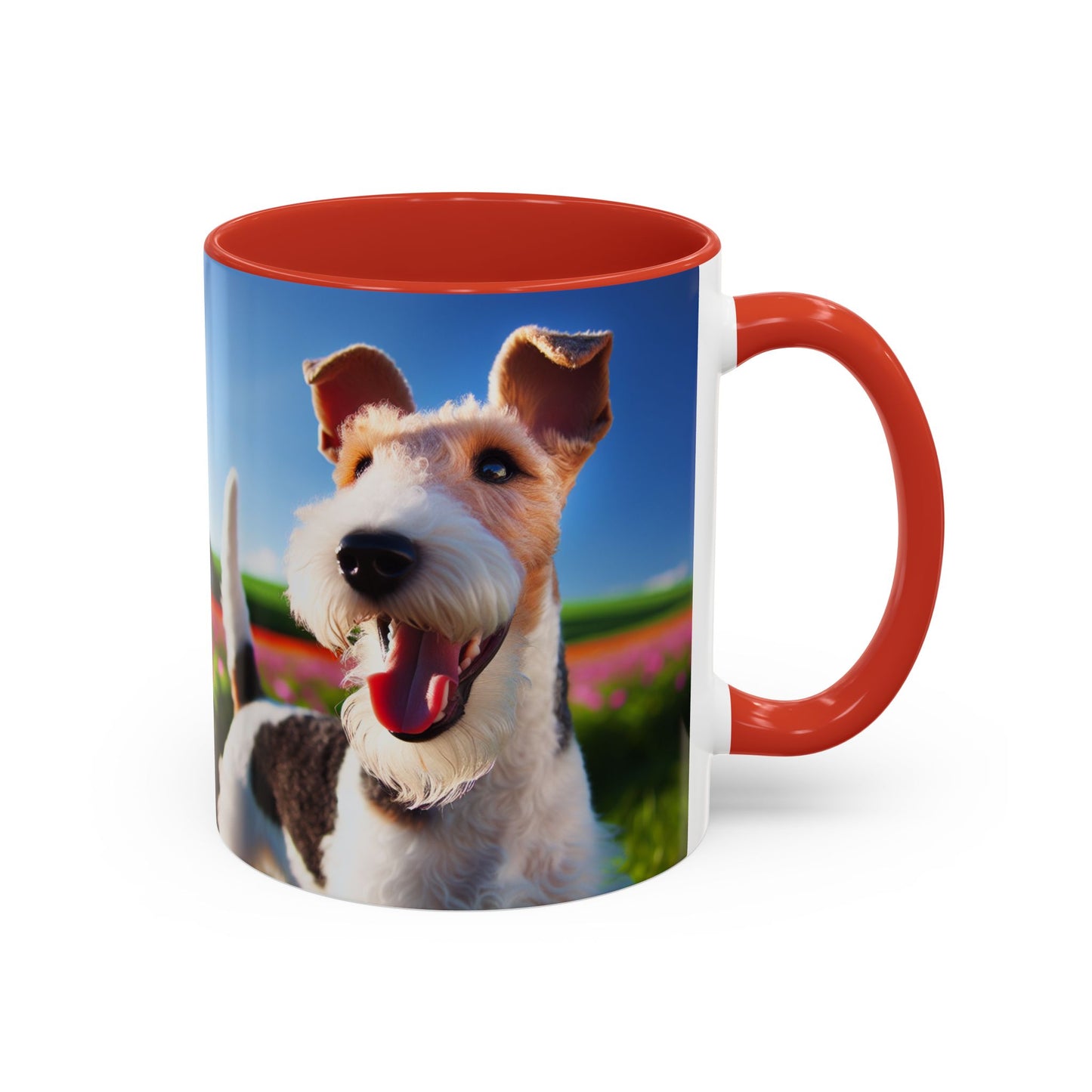 Wire Fox Terrier Accent Coffee Mug - Perfect Gift for Dog Lovers