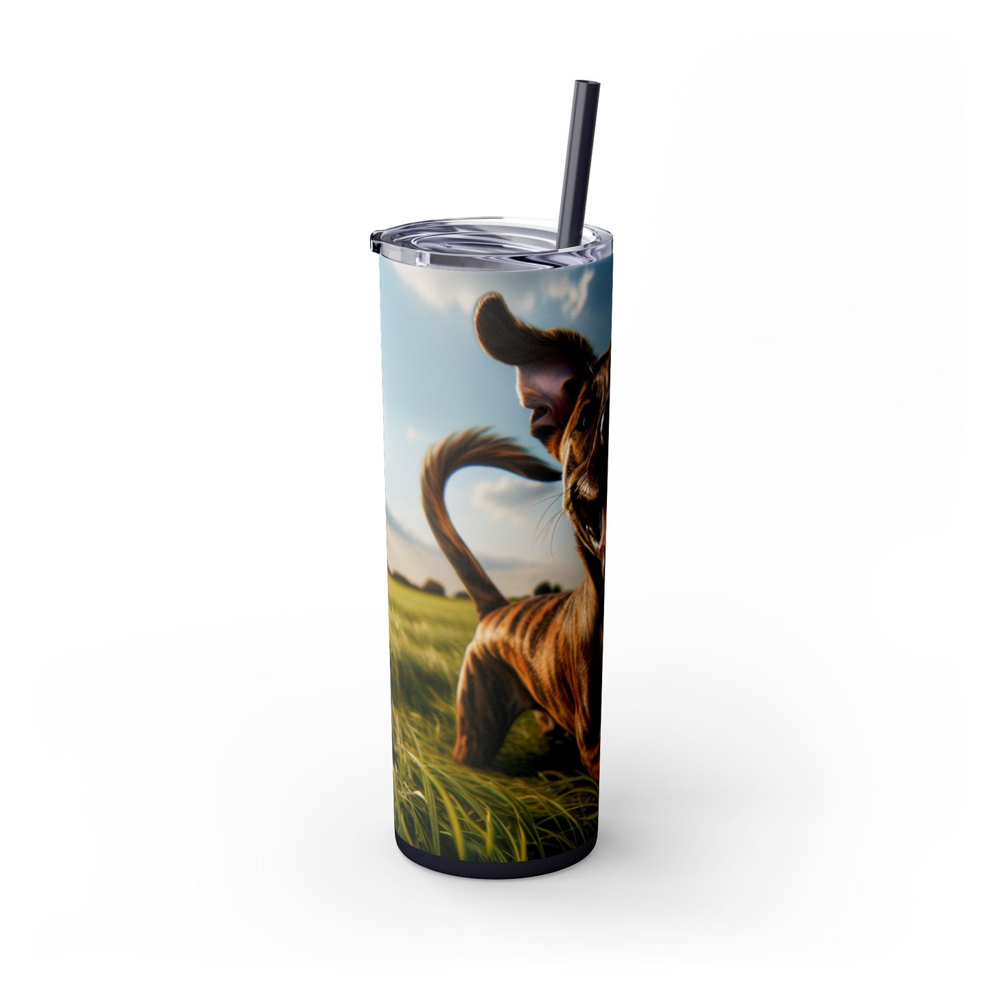 Treeing Tennessee Brindle Tumbler with Straw, 20oz
