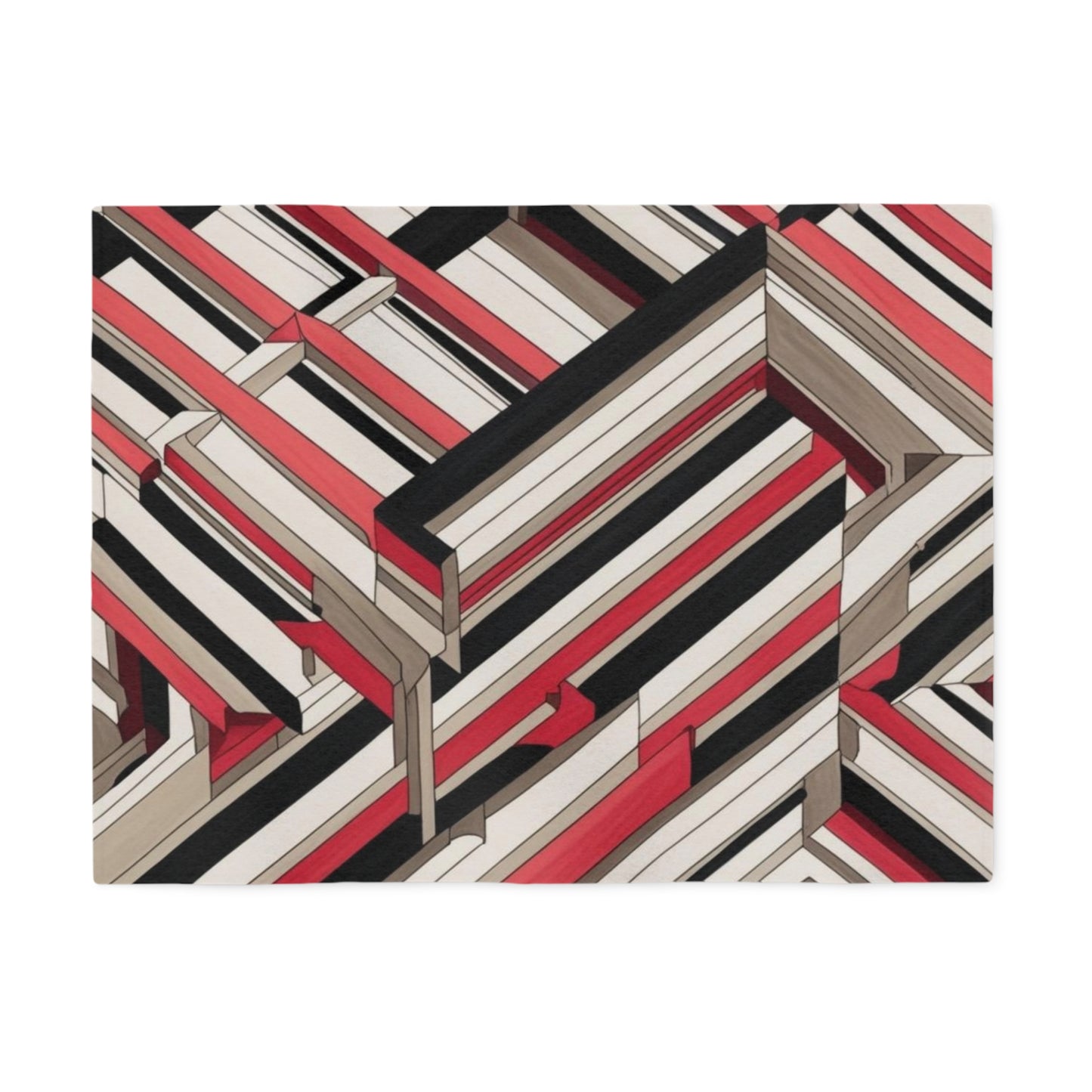 Optical Illusion Sweatshirt Blanket
