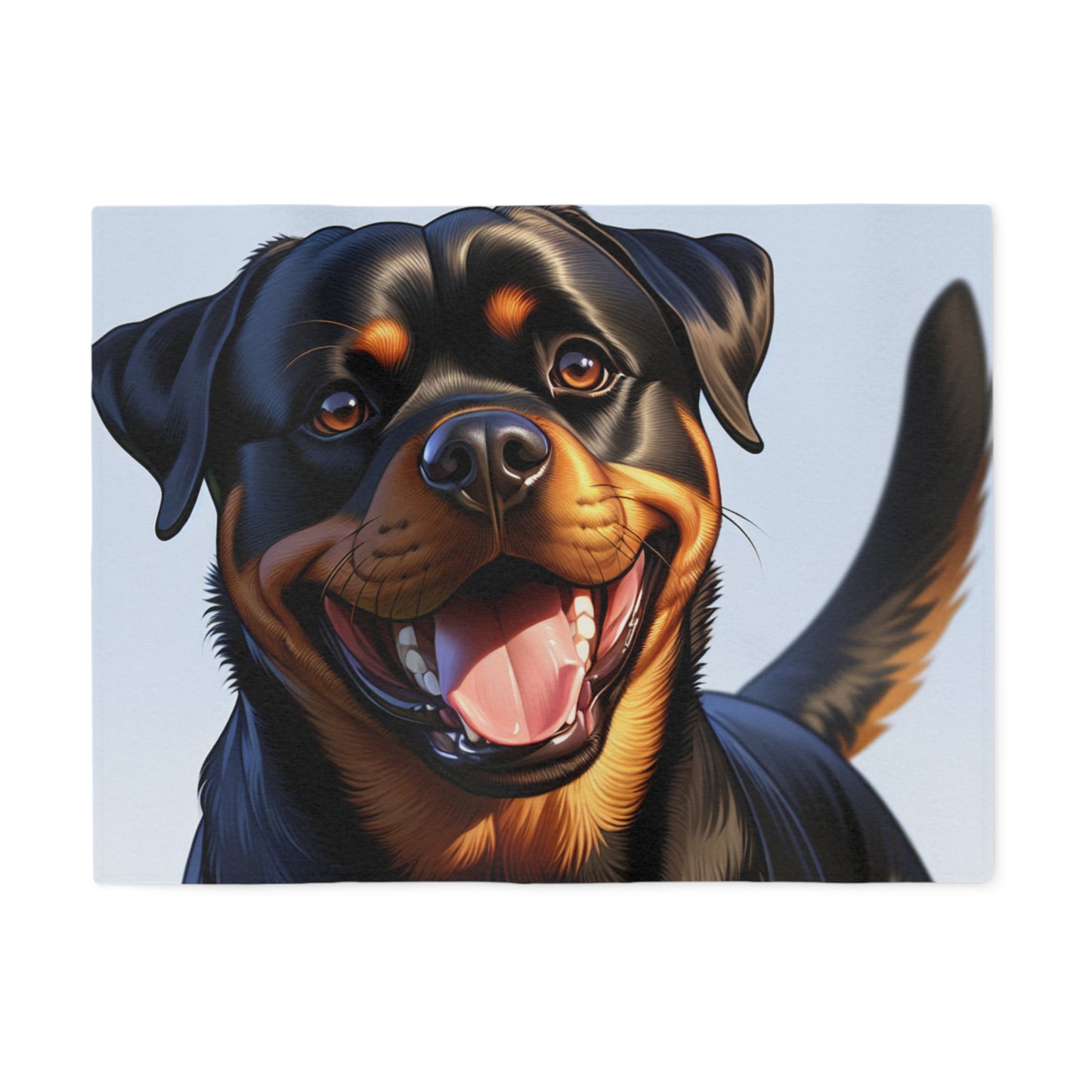 Rottweiler Sweatshirt Blanket