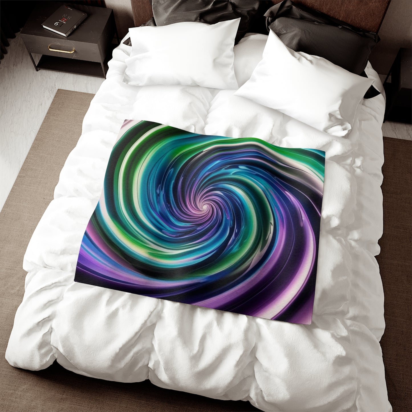 Optical Illusion Sweatshirt Blanket