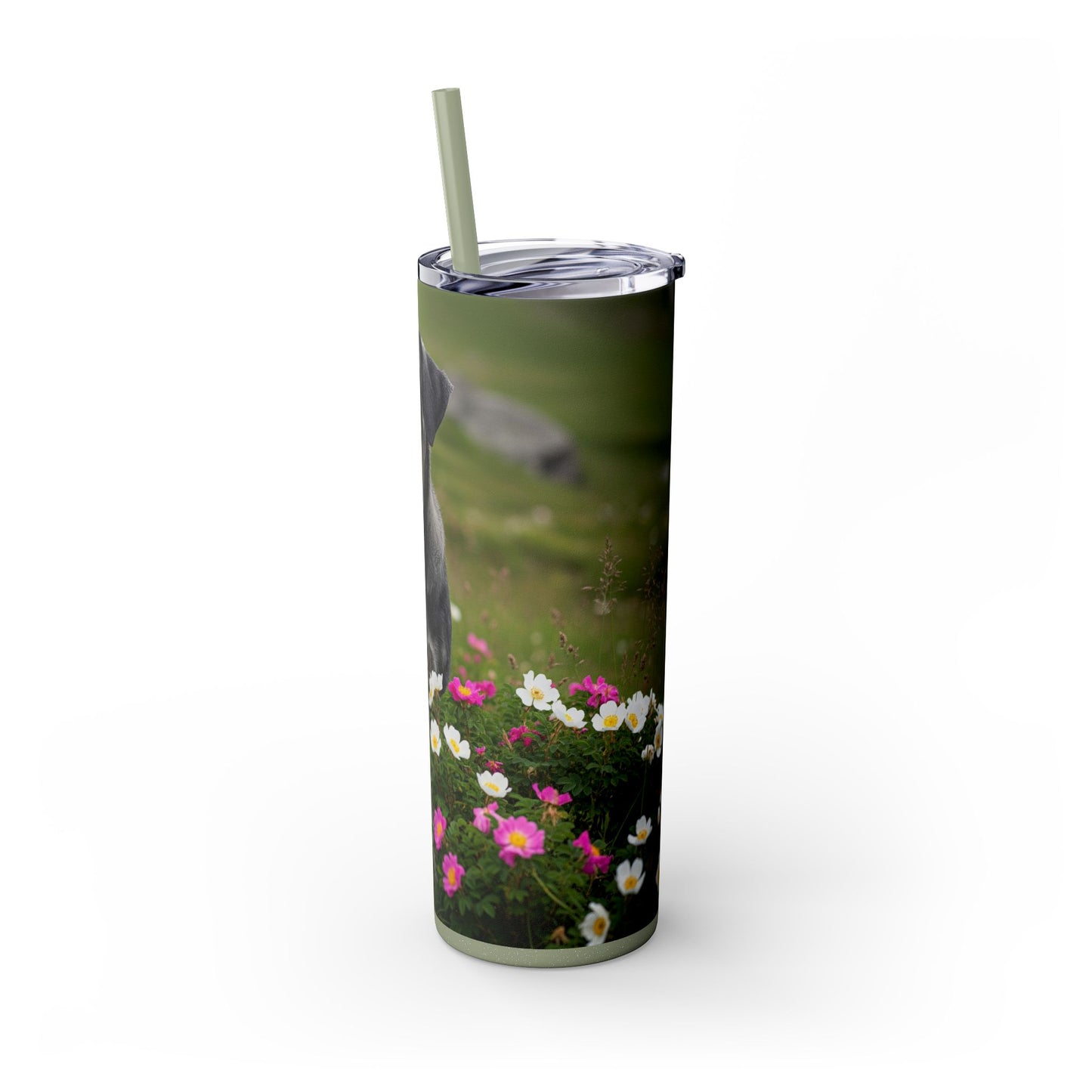 Giant Schnauzer Tumbler with Straw, 20oz