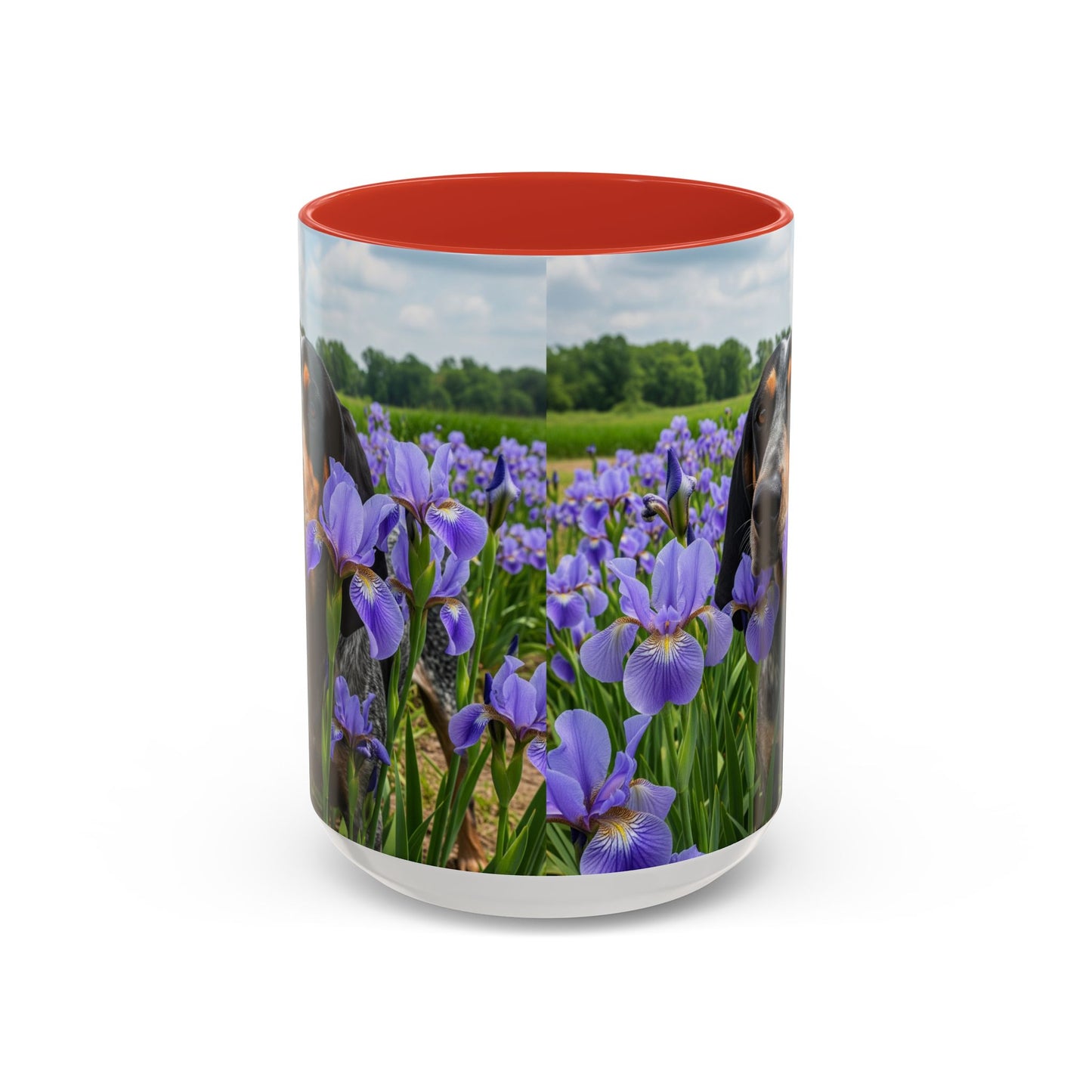 Bluetick Coonhound Accent Coffee Mug - Perfect Gift for Dog Lovers