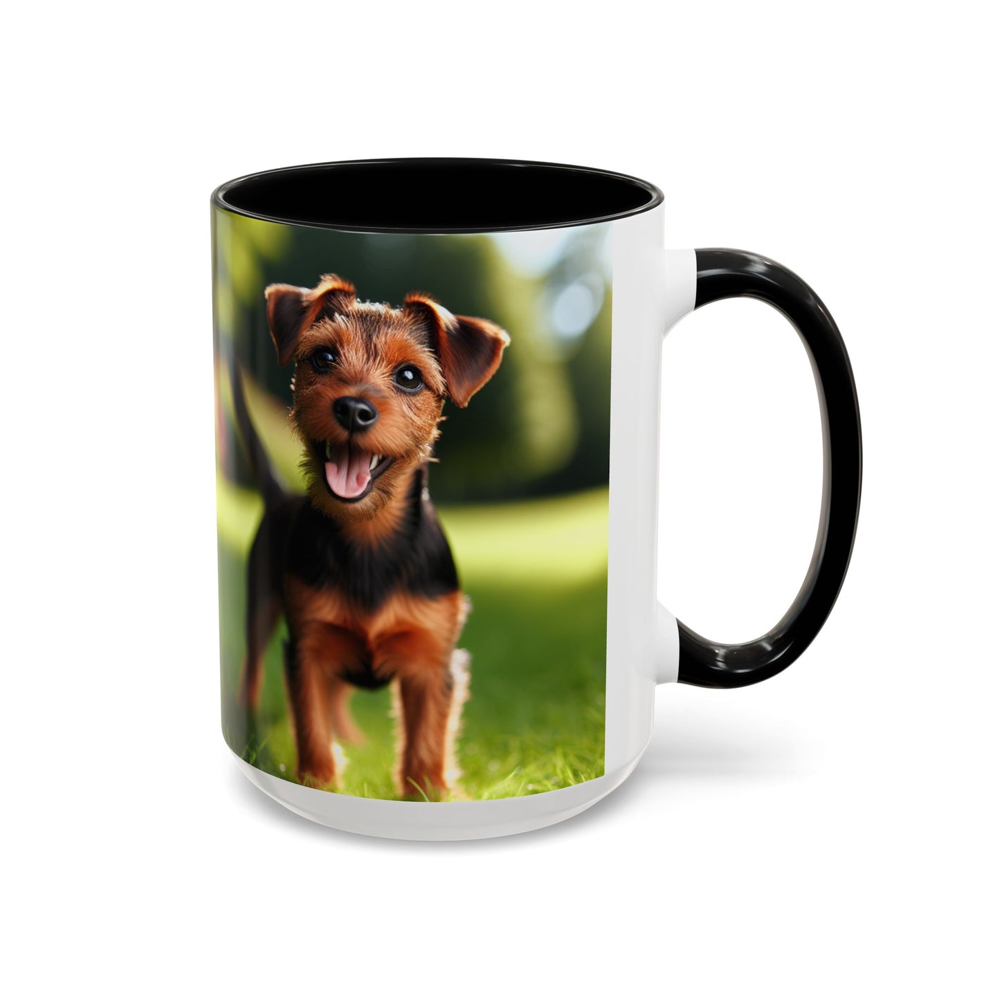 Deutscher Jagdterrier Accent Coffee Mug - Perfect Gift for Dog Lovers