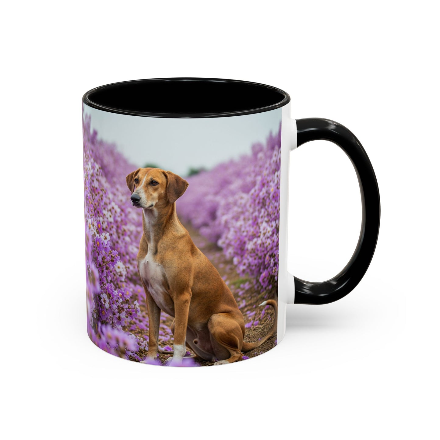 Banjara Hound Accent Coffee Mug - Perfect Gift for Dog Lovers