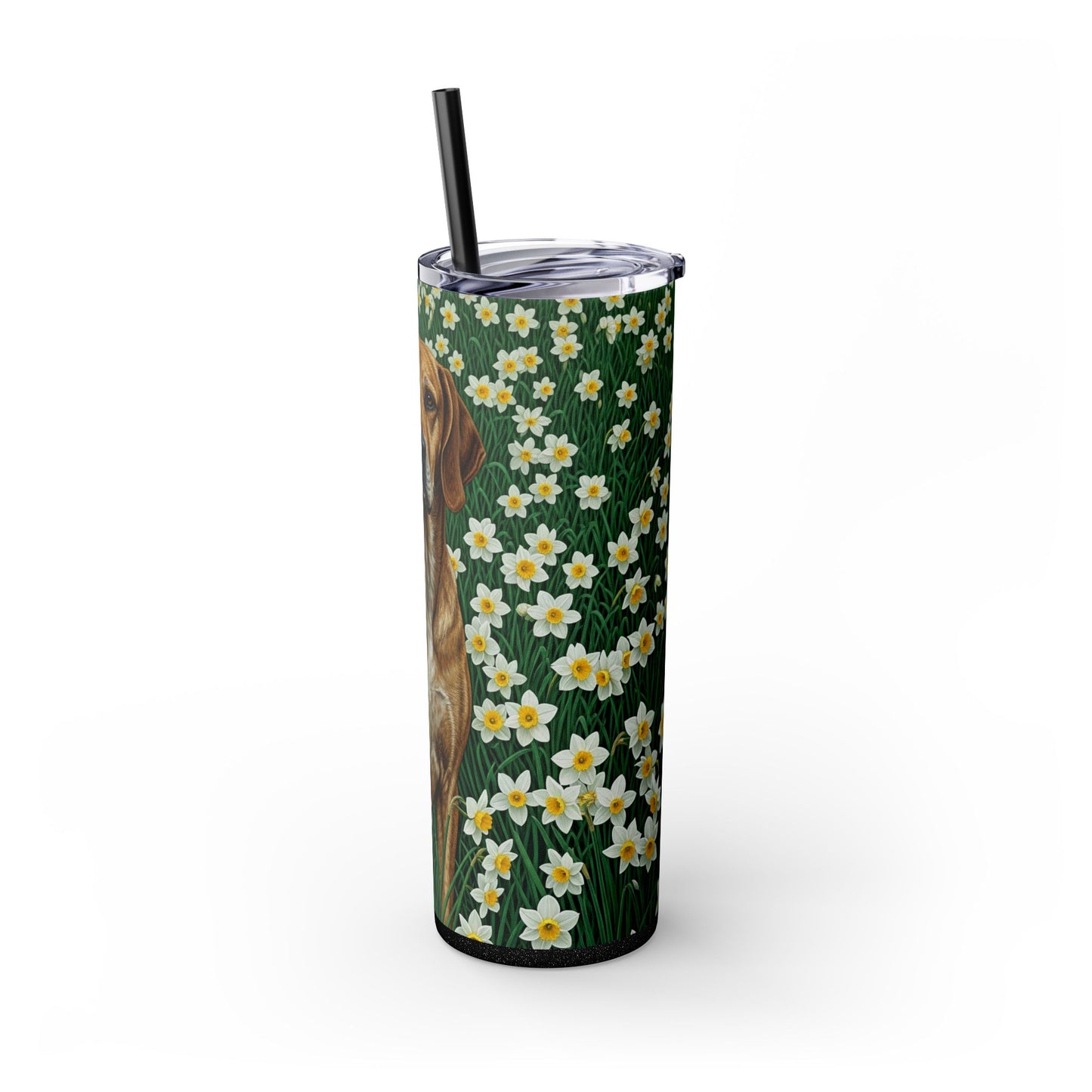 Porcelaine Tumbler with Straw, 20oz
