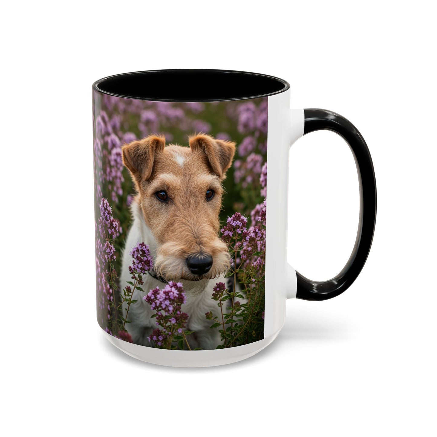 Fox Terrier Accent Coffee Mug - Perfect Gift for Dog Lovers