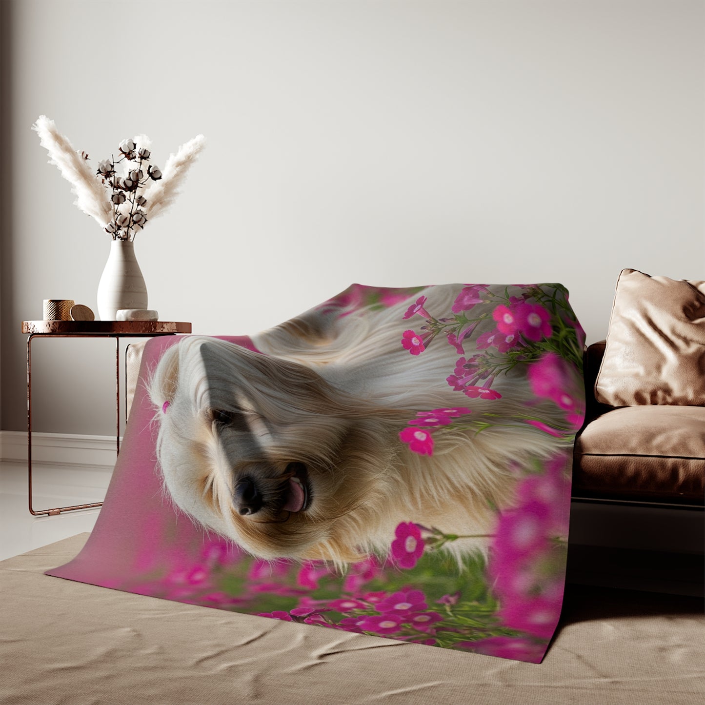 Tibetan Terrier Sweatshirt Blanket