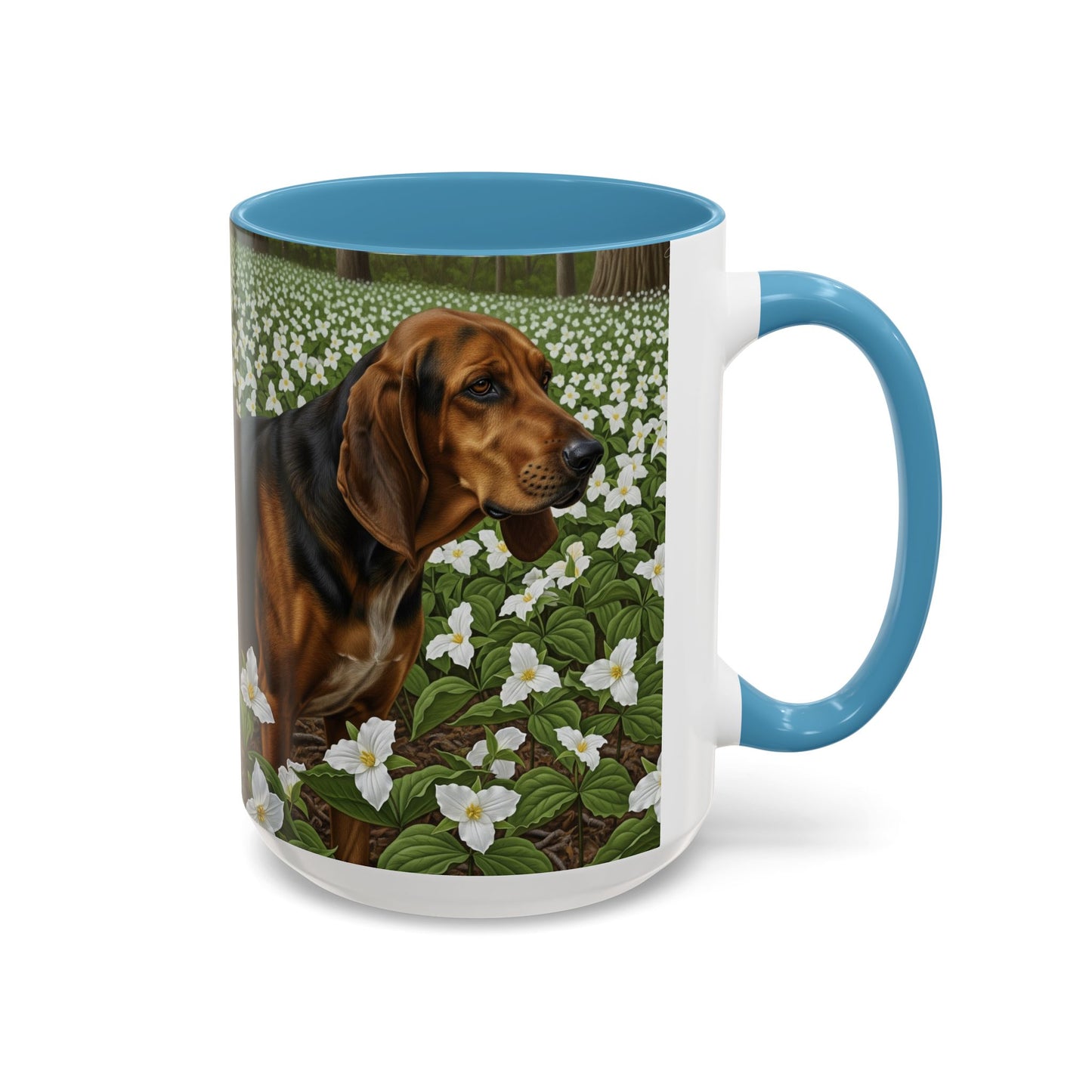 Treeing Walker Coonhound Accent Coffee Mug - Perfect Gift for Dog Lovers