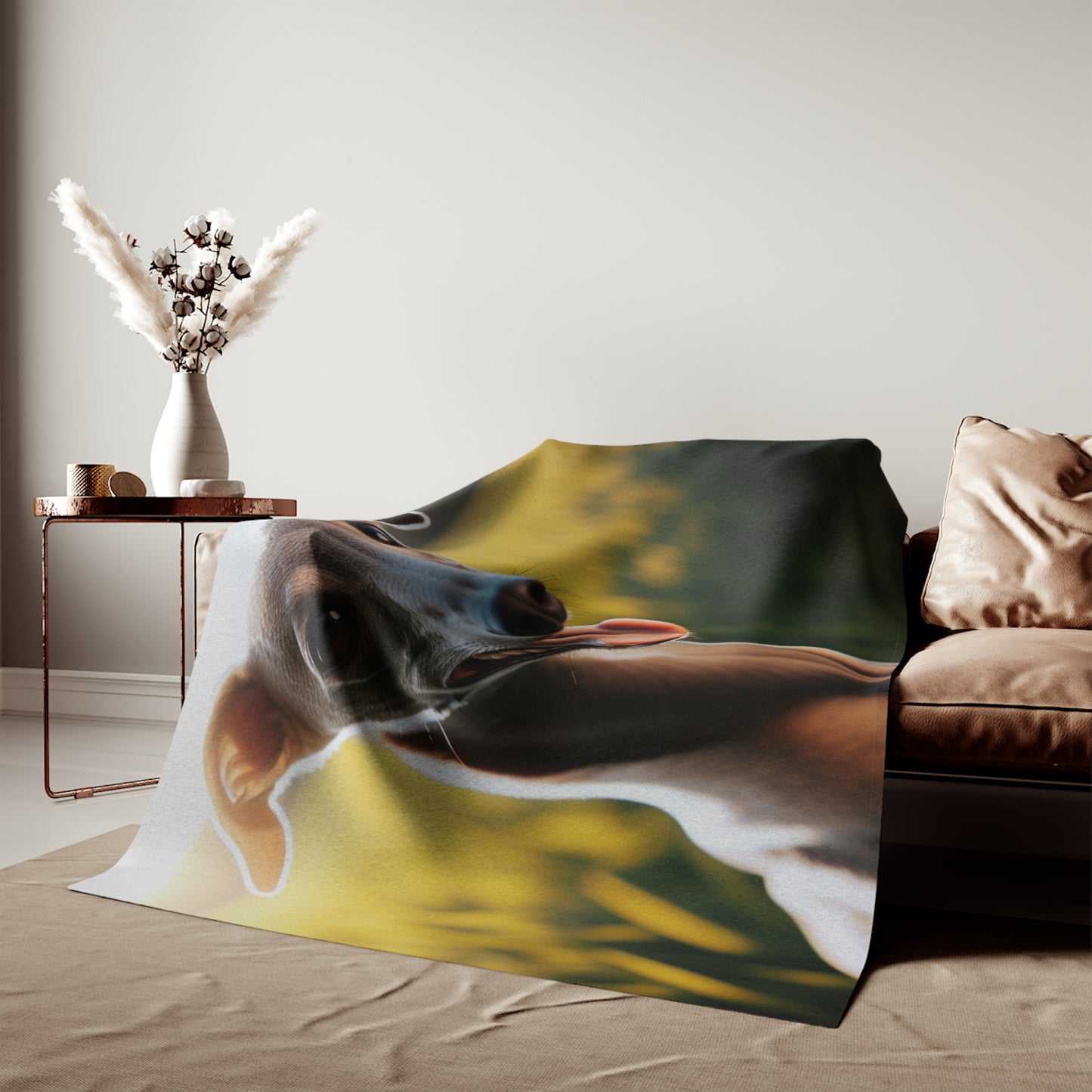 Greyhound Sweatshirt Blanket
