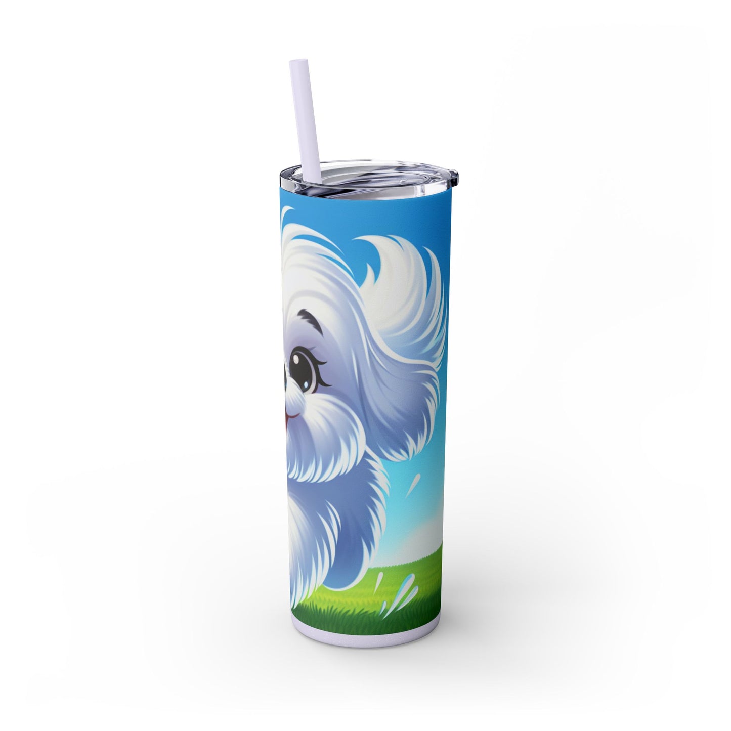 Maltese Tumbler with Straw, 20oz