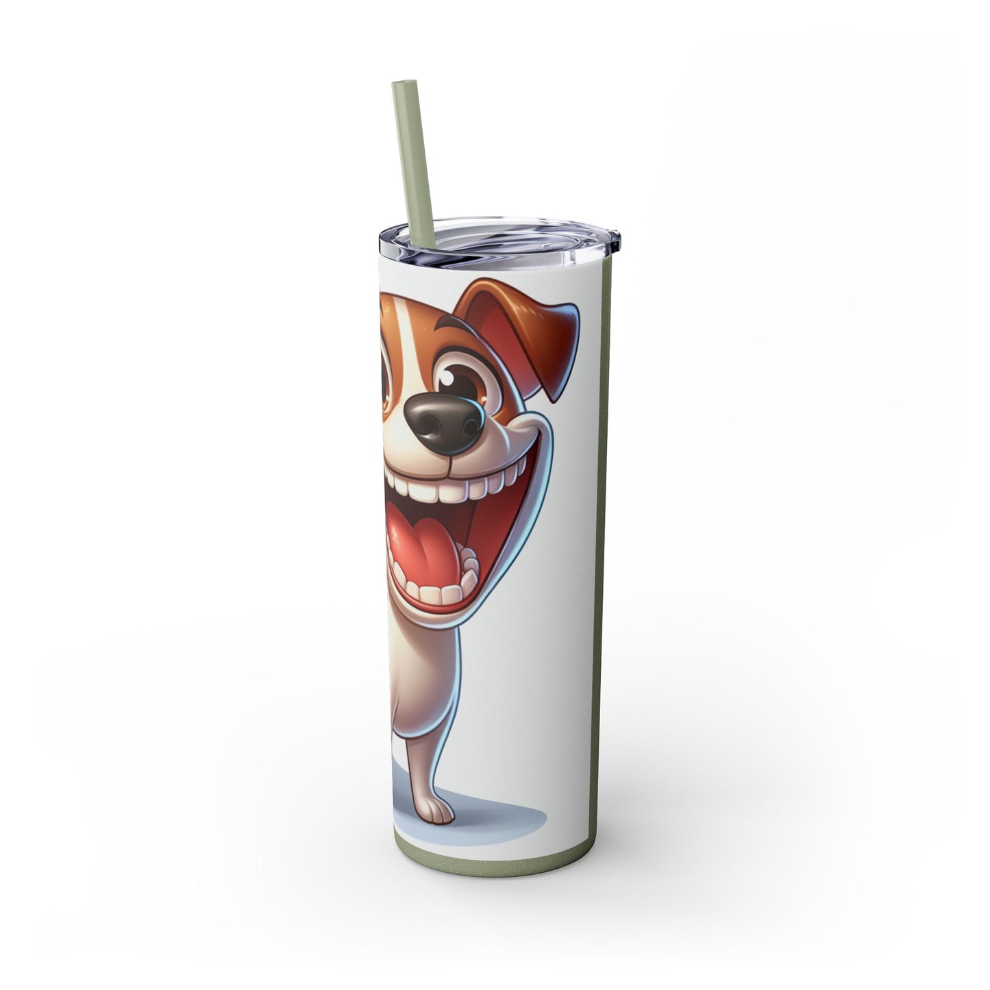Teddy Roosevelt Terrier Tumbler with Straw, 20oz