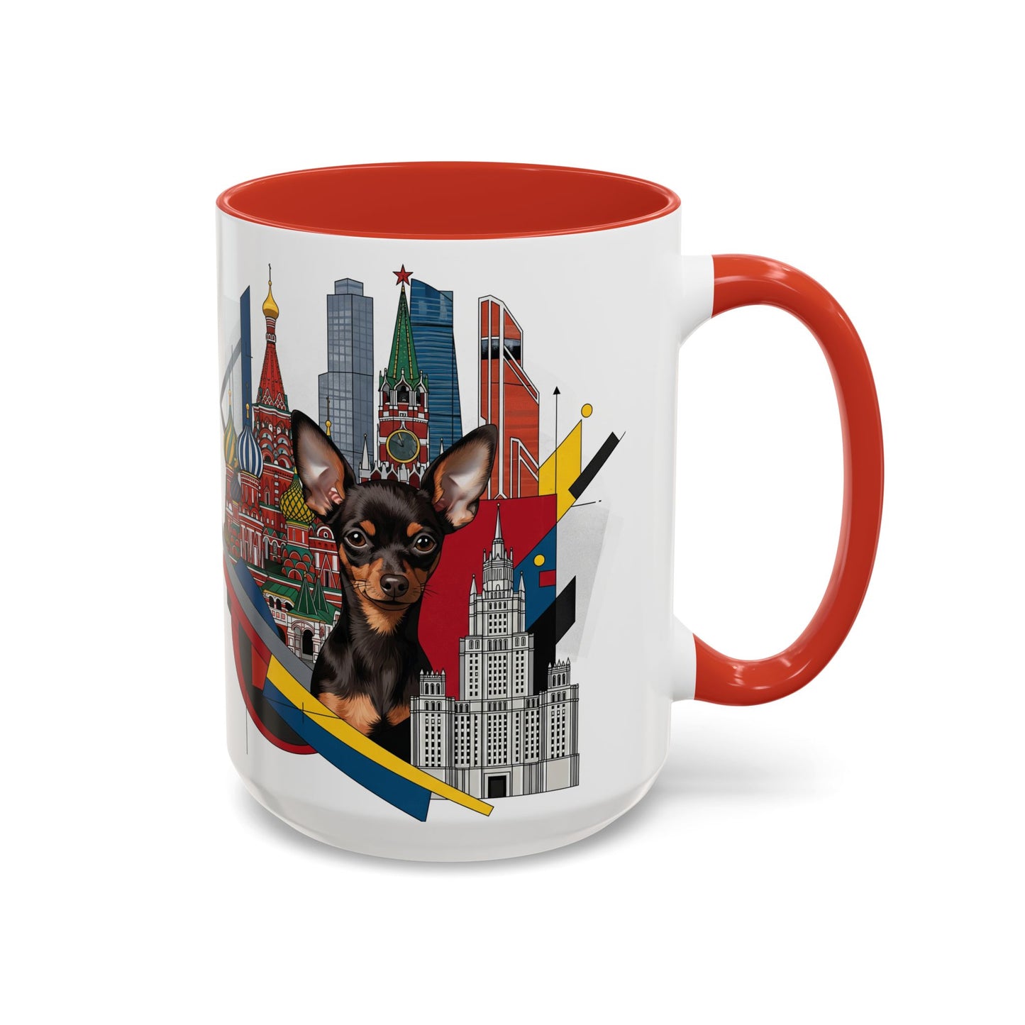 Russian Toy Dog Accent Coffee Mug - Perfect Gift for Dog Lovers