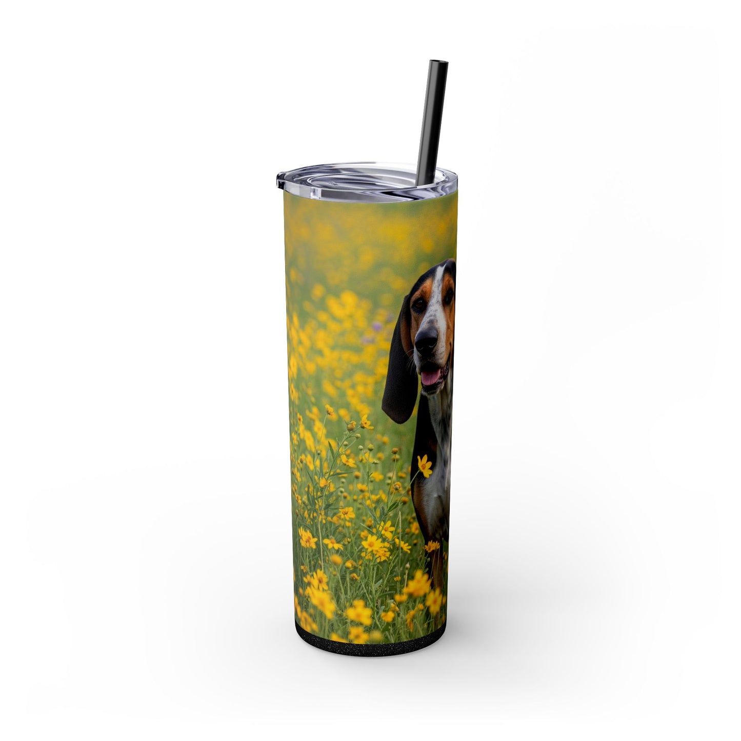 American English Coonhound Tumbler with Straw, 20oz