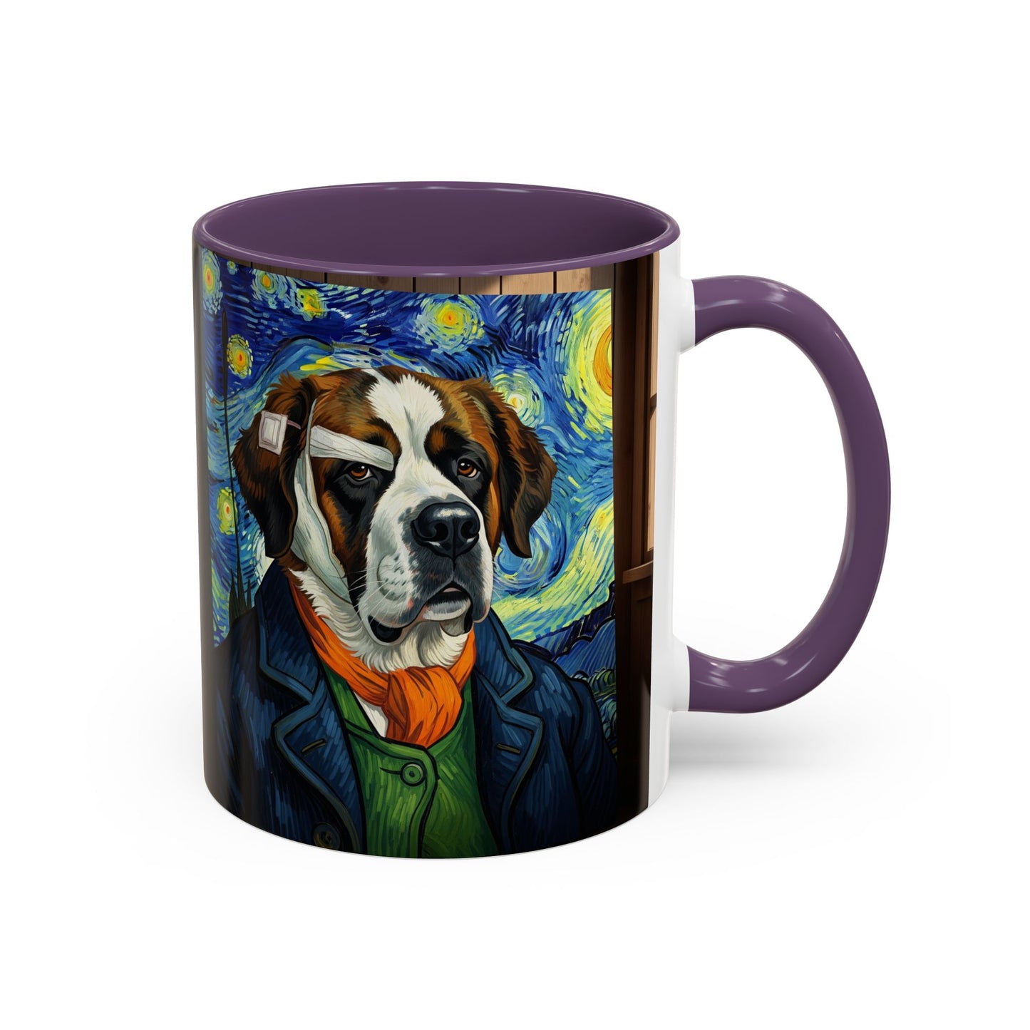 Saint Bernard Accent Coffee Mug - Perfect Gift for Dog Lovers