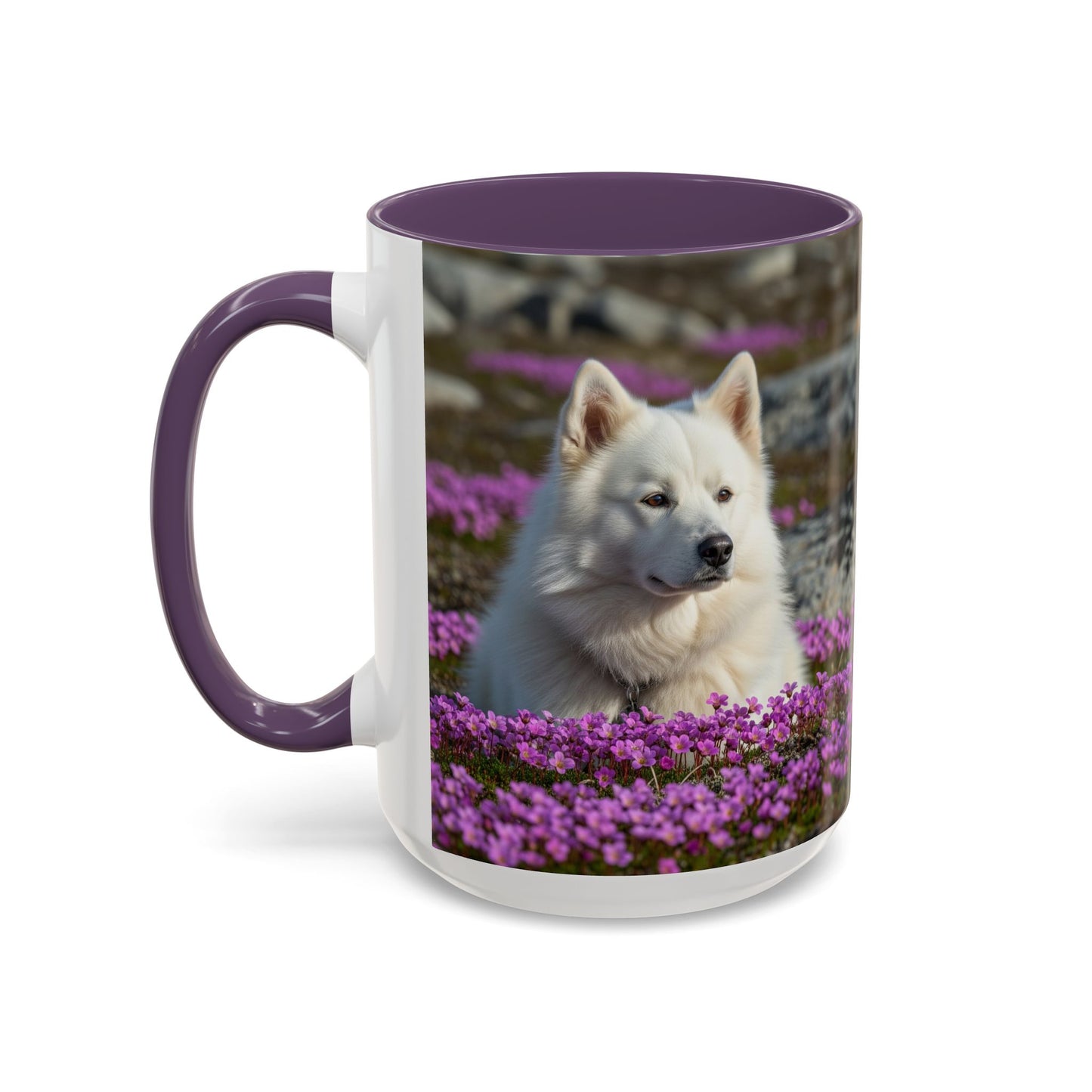 Canadian Eskimo Dog Accent Coffee Mug - Perfect Gift for Dog Lovers