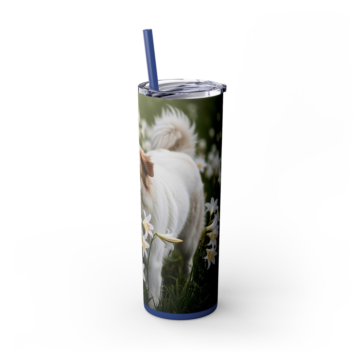 Pyrenean Shepherd Tumbler with Straw, 20oz
