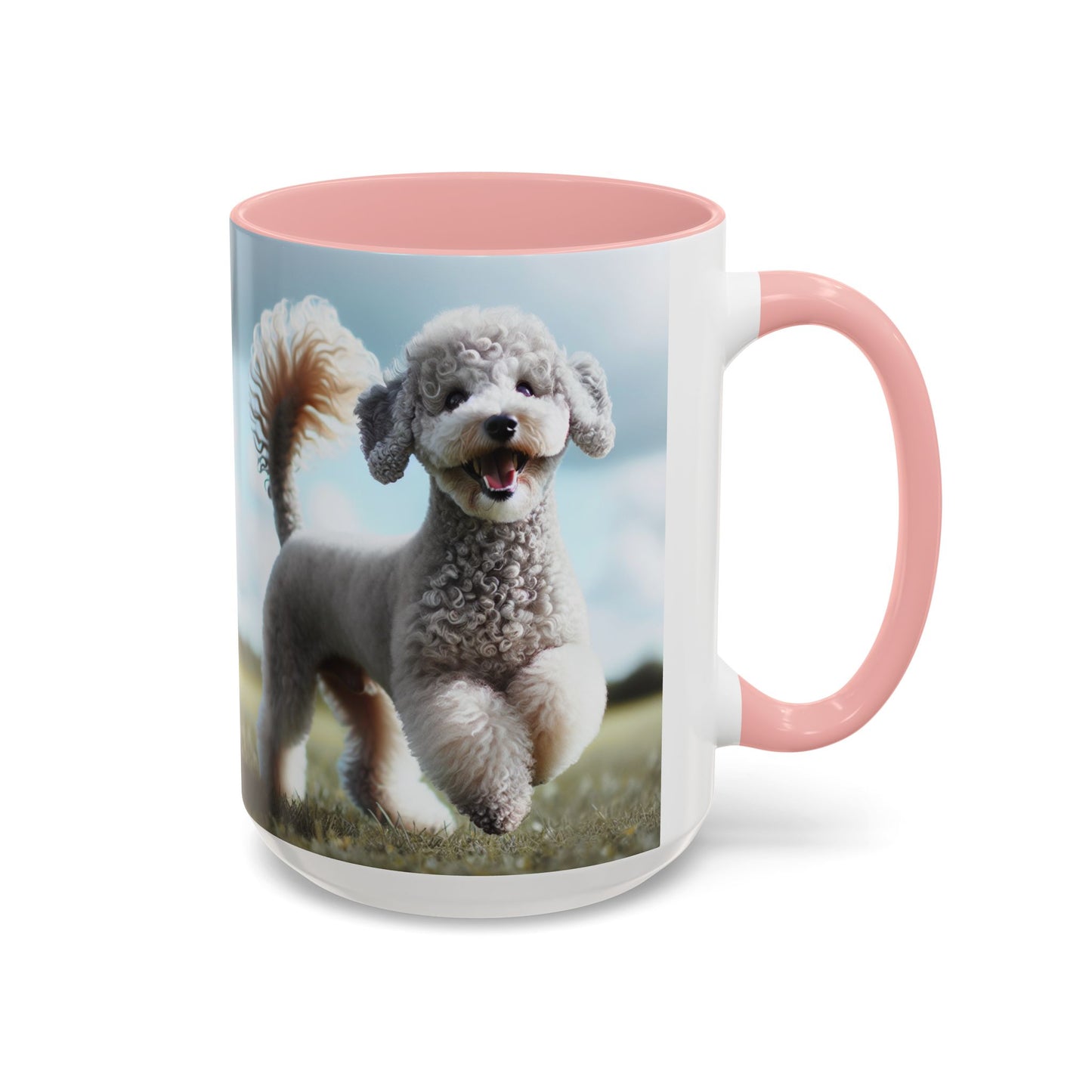 Bedlington Terrier Accent Coffee Mug - Perfect Gift for Dog Lovers