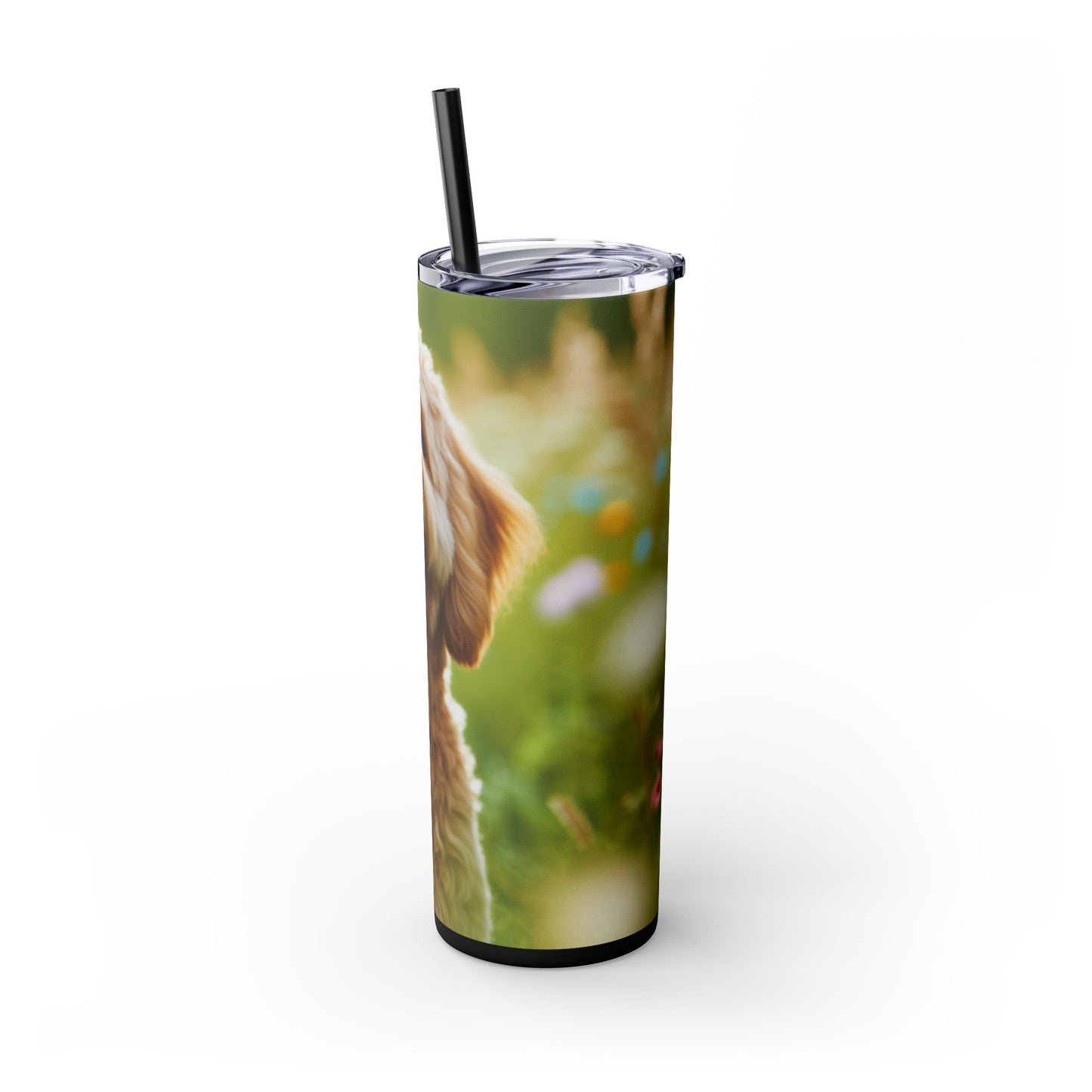 Labradoodle Tumbler with Straw, 20oz
