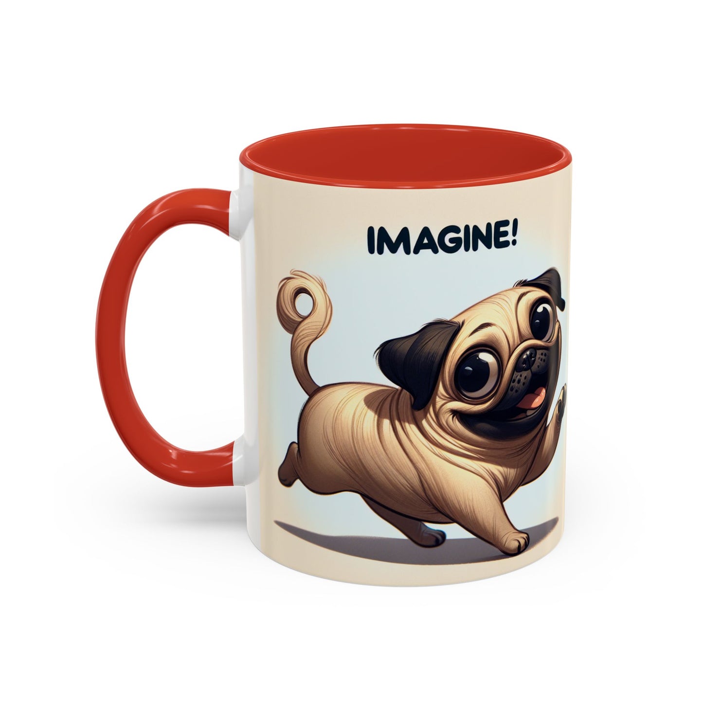 Pug Accent Coffee Mug - Perfect Gift for Dog Lovers