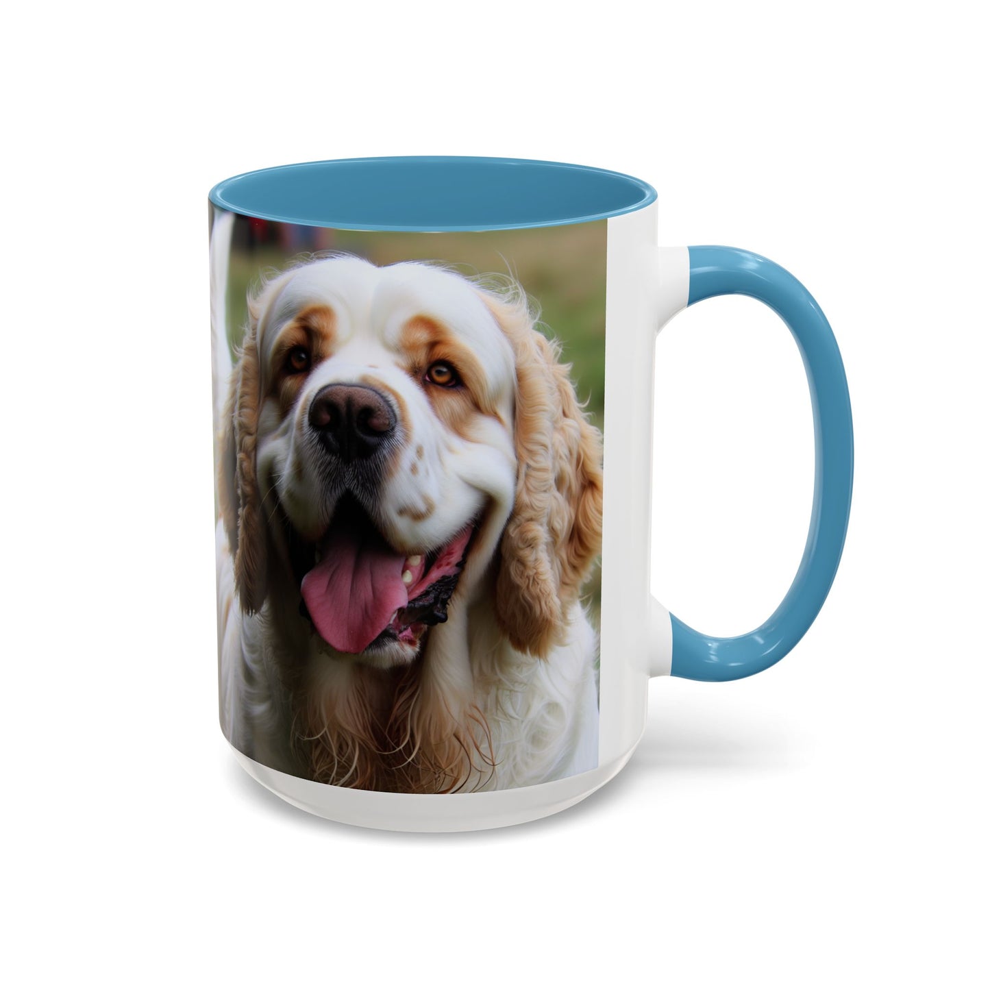 Clumber Spaniel Accent Coffee Mug - Perfect Gift for Dog Lovers