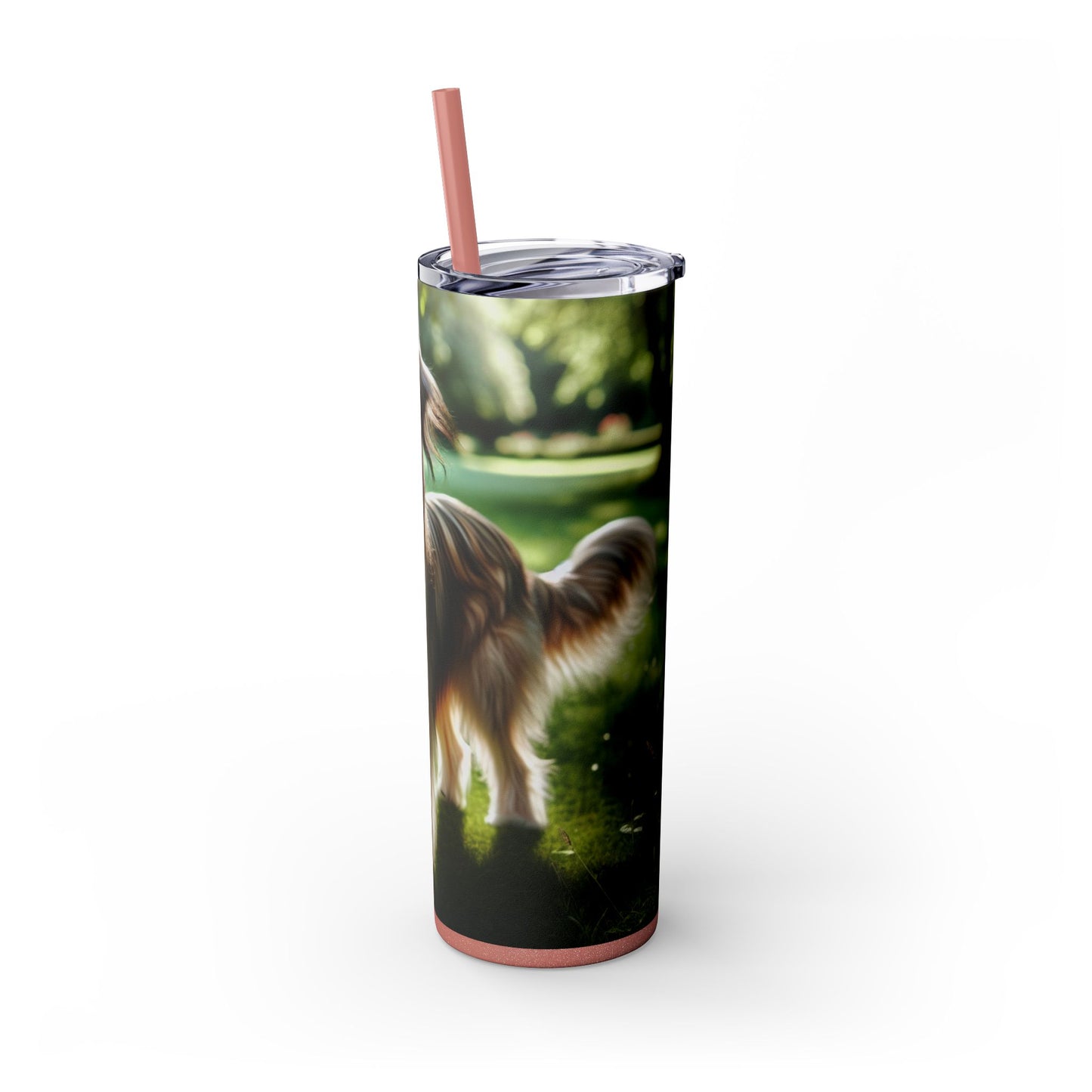 Pyrenean Shepherd Tumbler with Straw, 20oz