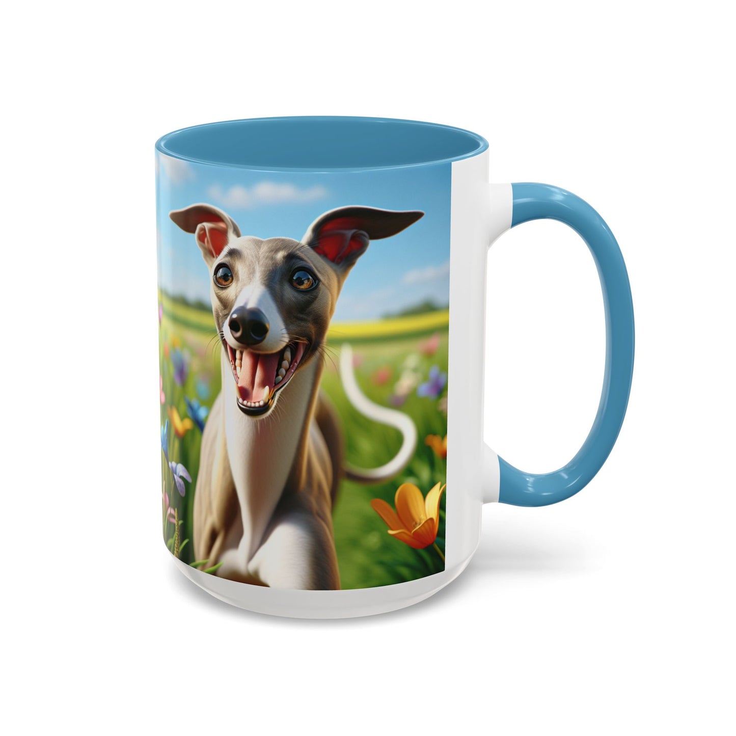 Whippet Accent Coffee Mug - Perfect Gift for Dog Lovers